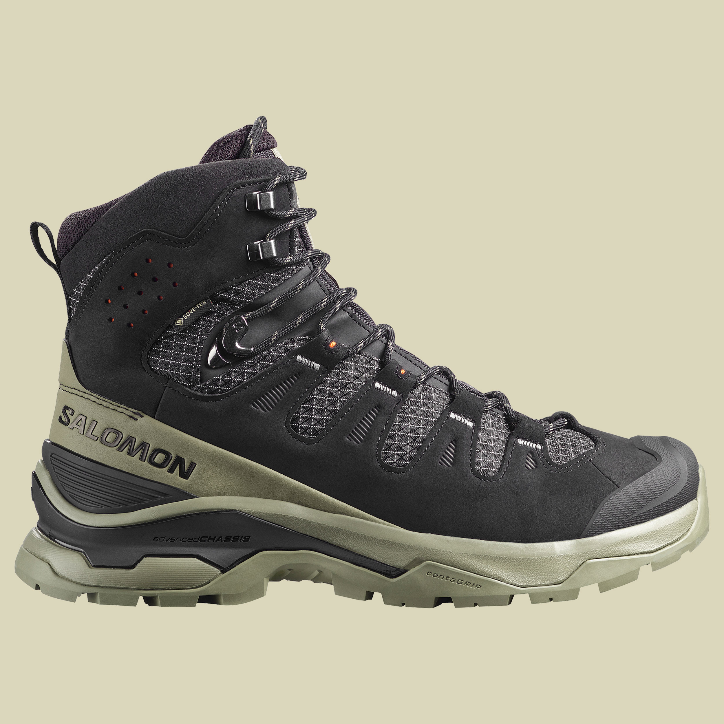 Quest 5 GTX Men UK 10 schwarz - black/deep lichen green/black