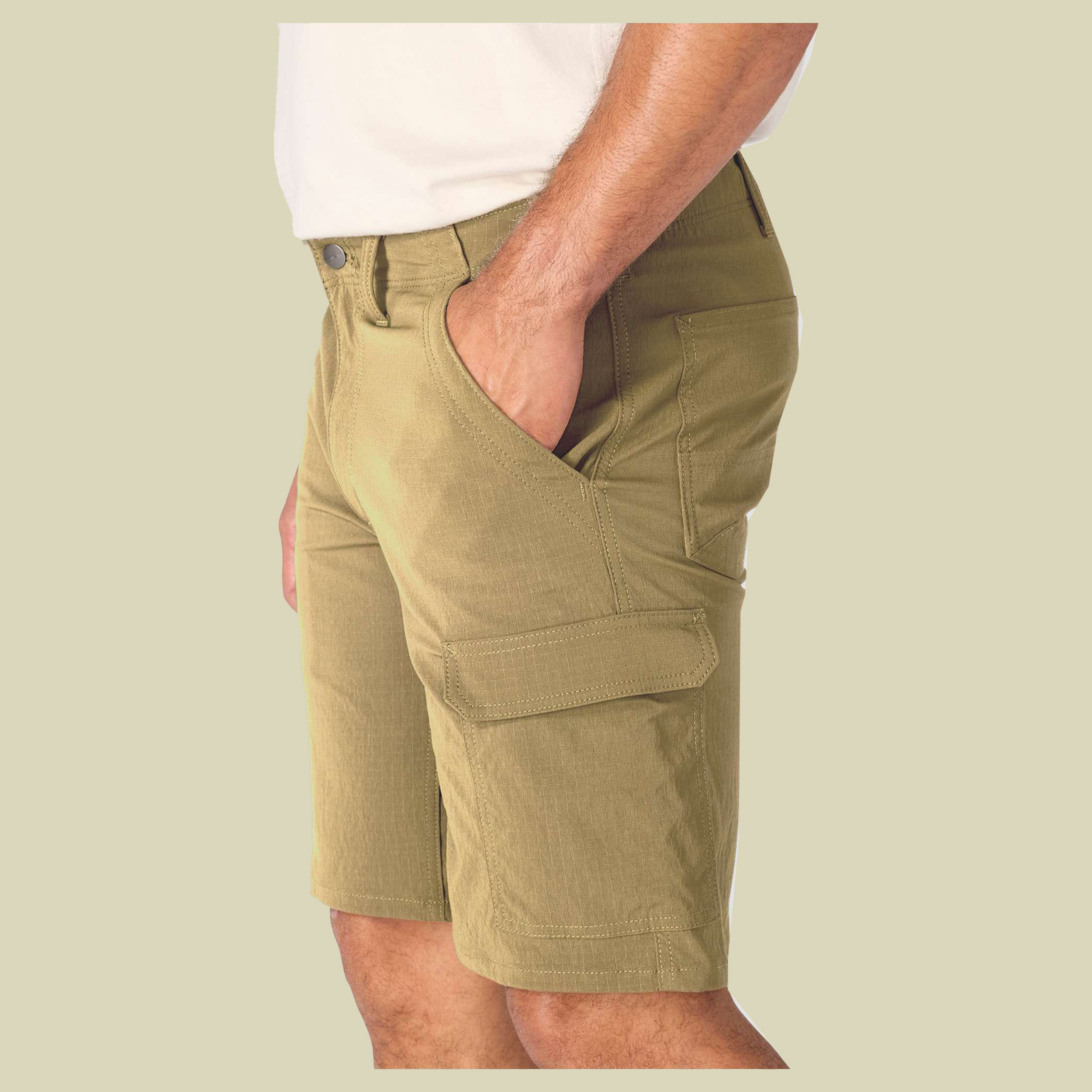 Relaxed Carhartt Force Ripstop Cargo Short Men W33 beige - Farbe sandstone