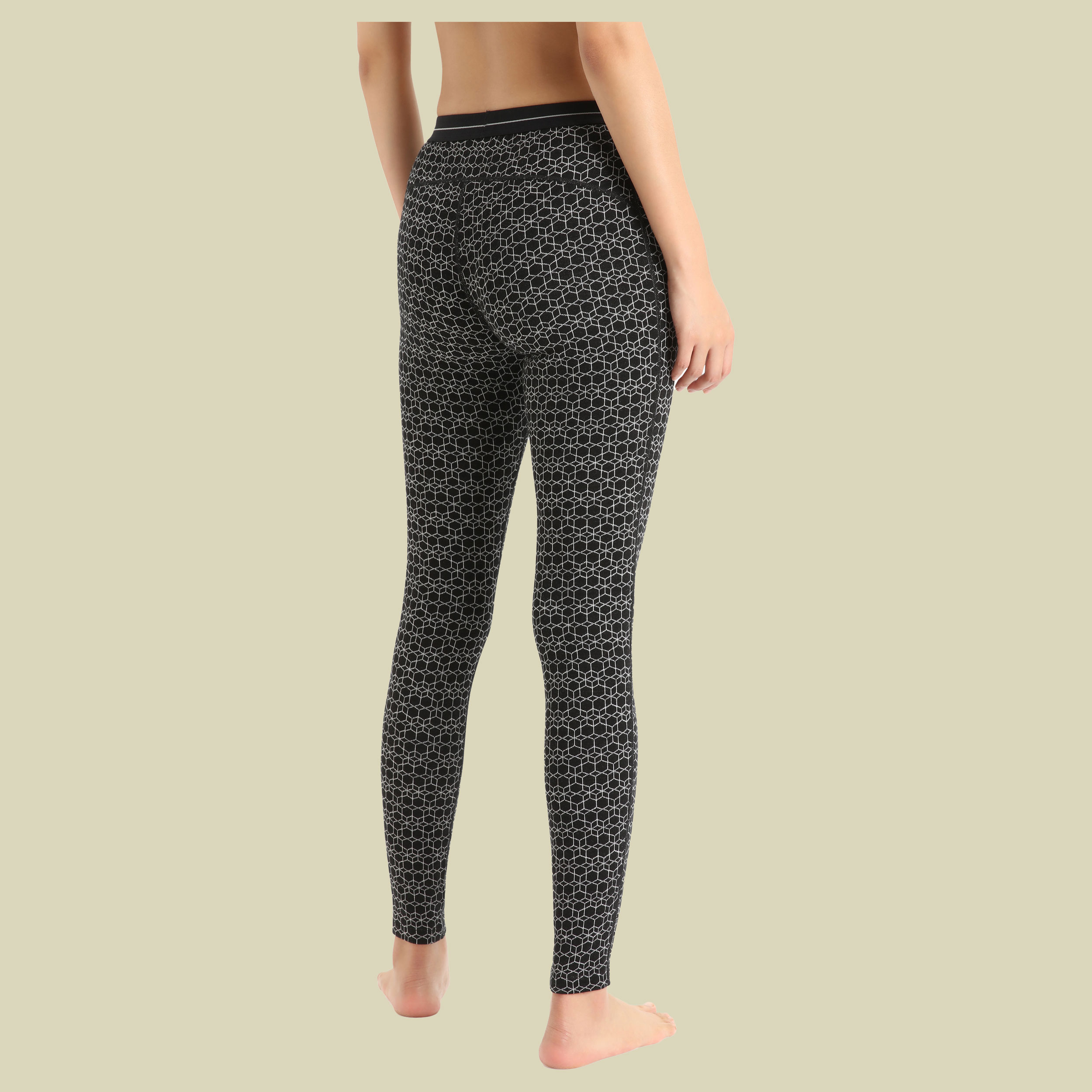 Merino 250 Vertex Leggings Alpine Geo Women Größe XL Farbe black/snow