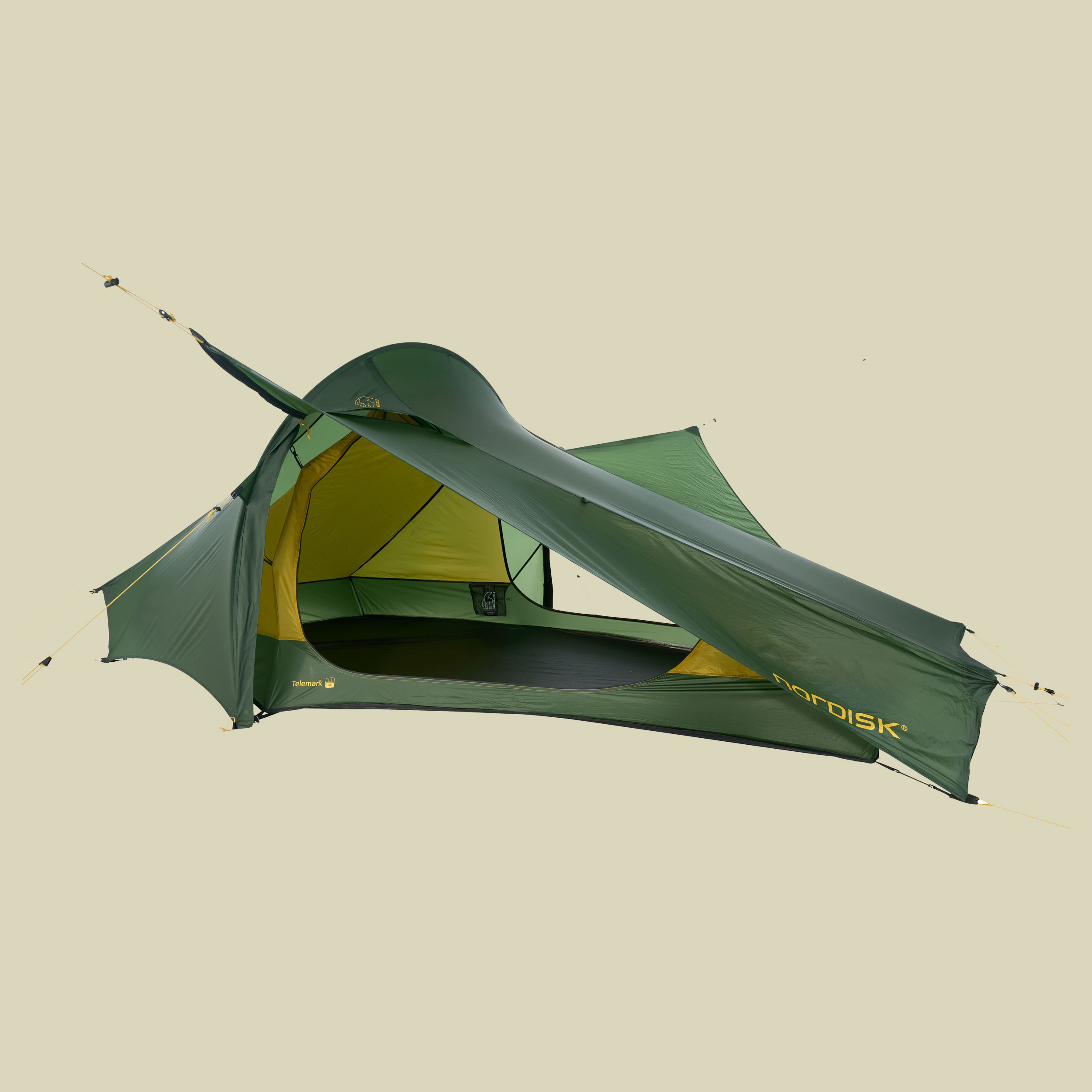 Telemark 2.2 LW (2.0) Tent black forest green