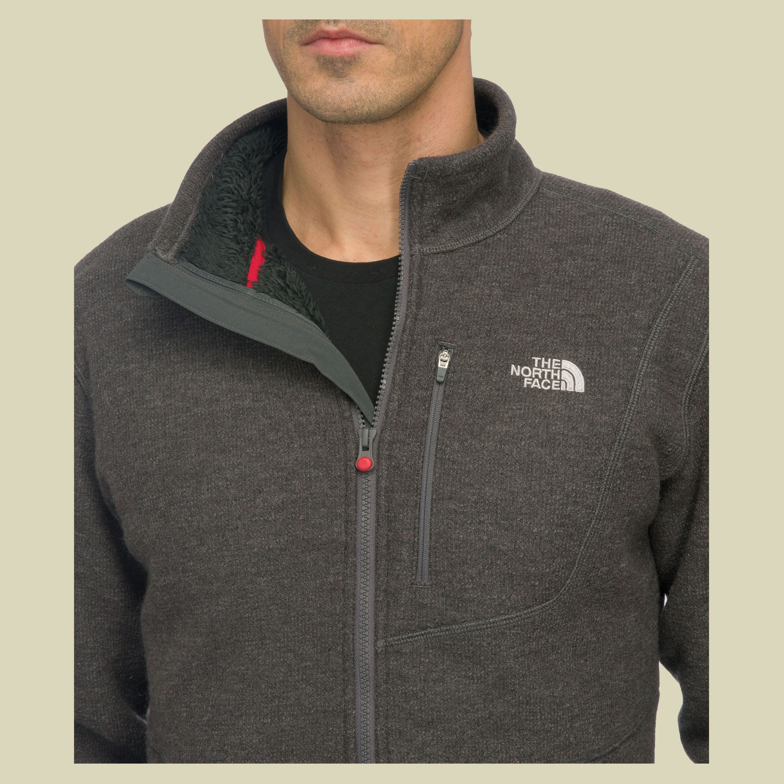 Zermatt Full Zip Men Größe S Farbe heather grey