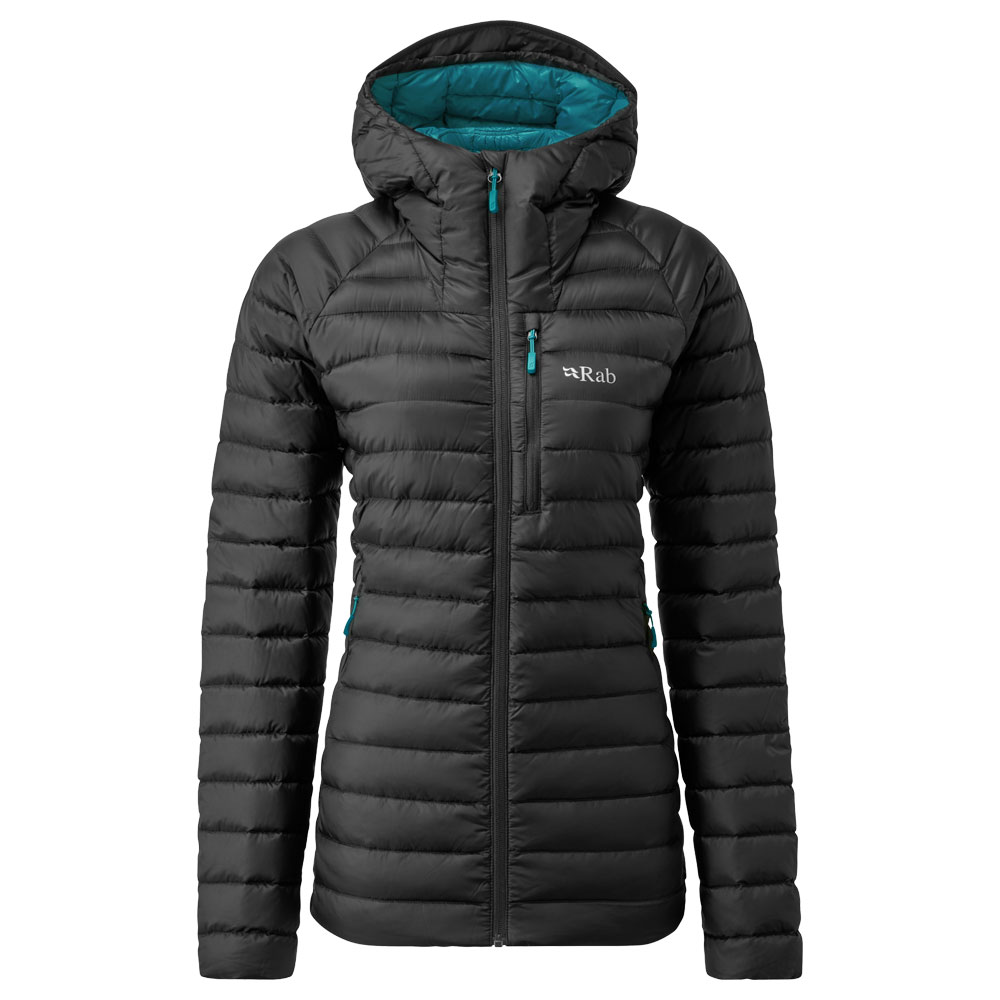 Microlight Alpine Long Jacket Women Größe 44 (16) Farbe black