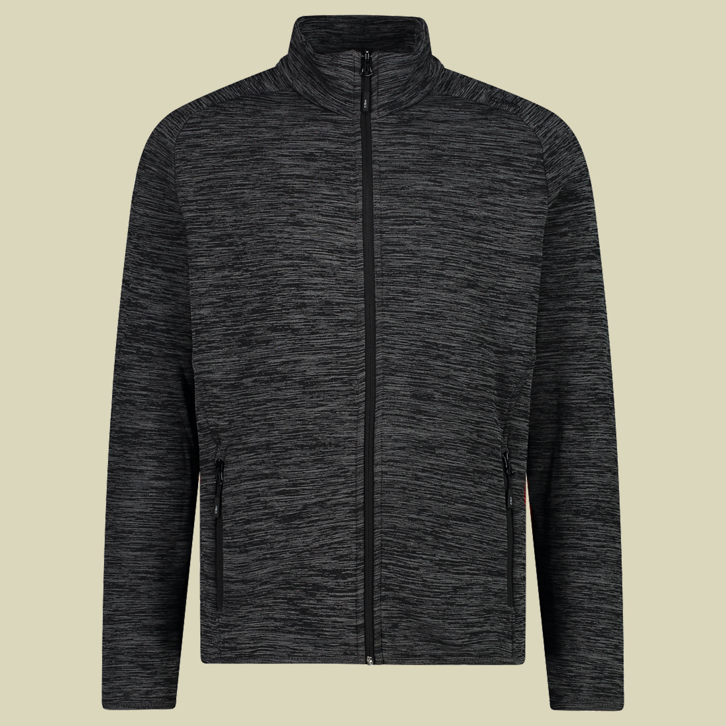 Man Stretch-Fleece Jacket 30E9707 Größe 54 Farbe 05UM piombo mel-nero