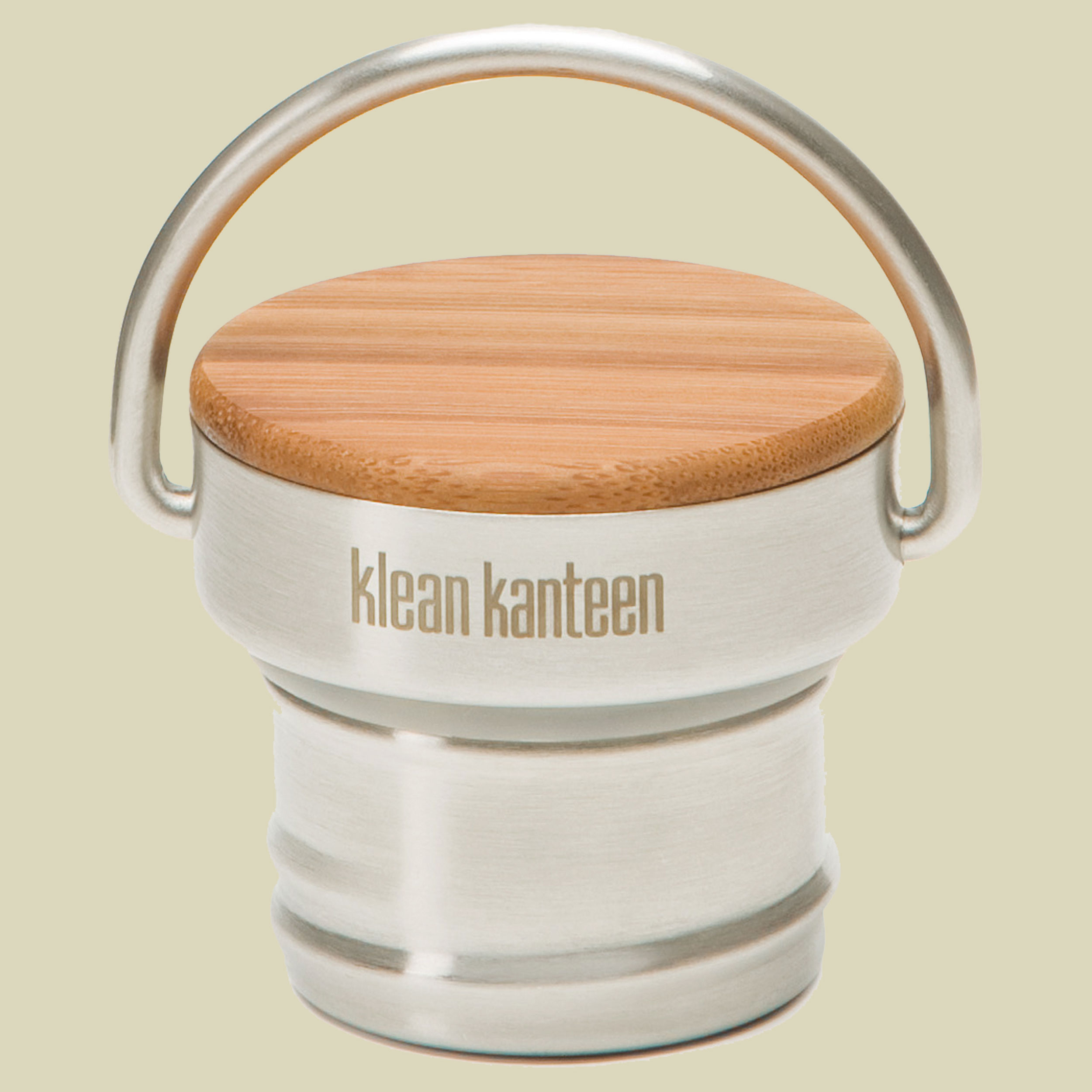 Kanteen® "Bamboo" Edelstahl Deckel Farbe brushed stainless