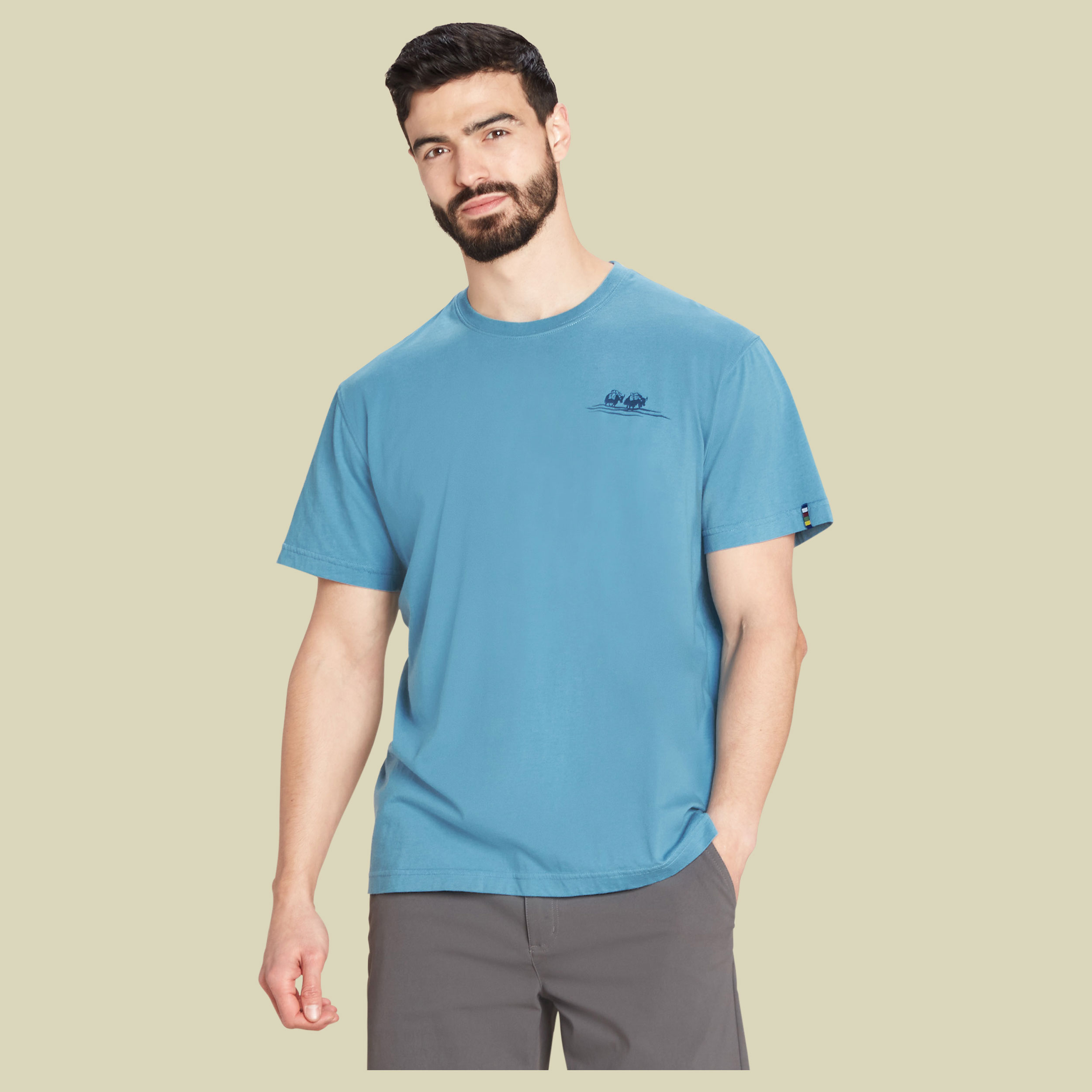 Sokaa Tee Men Größe S Farbe slate blue mountain