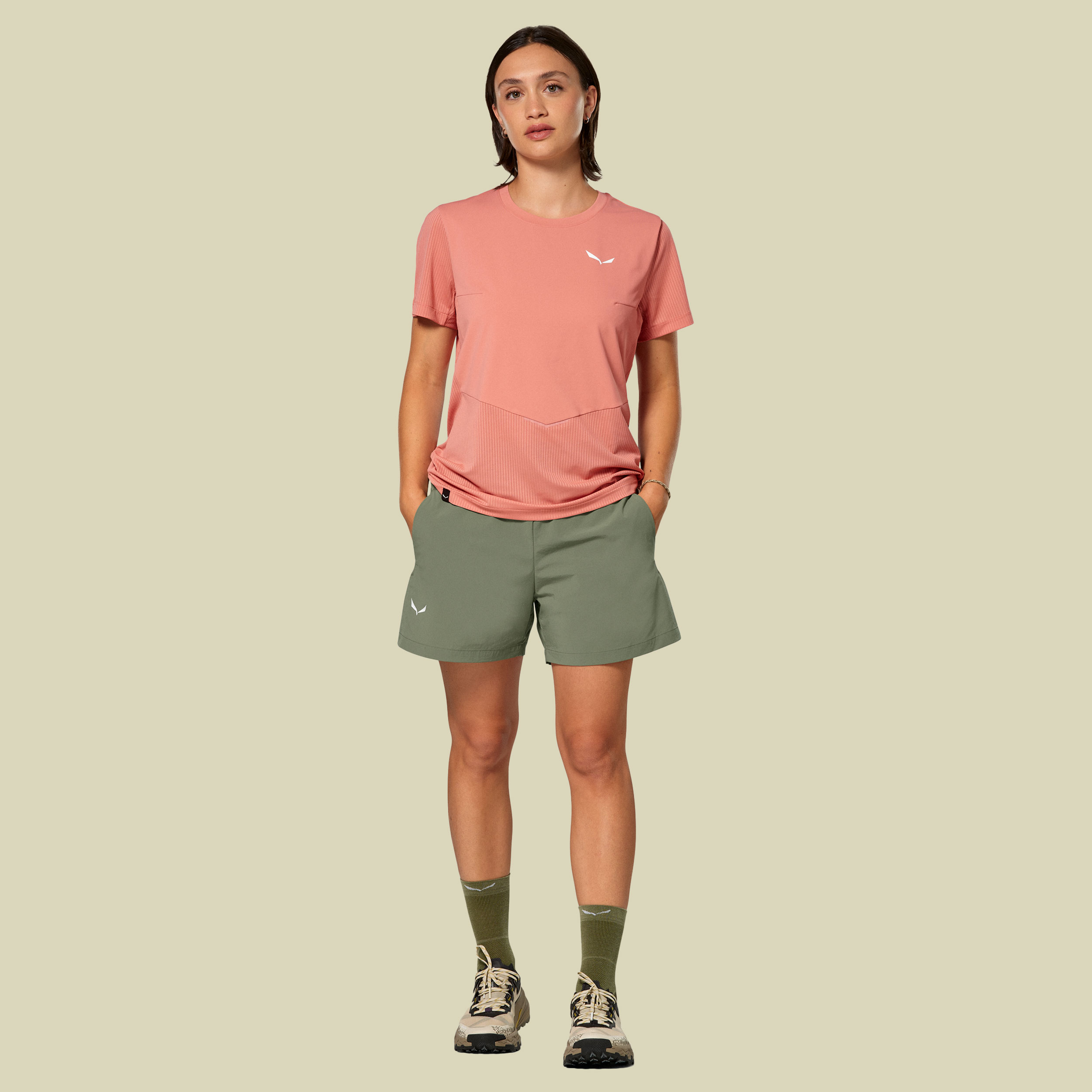 Pedroc DST Light Short Women 42 grün - Farbe faded green