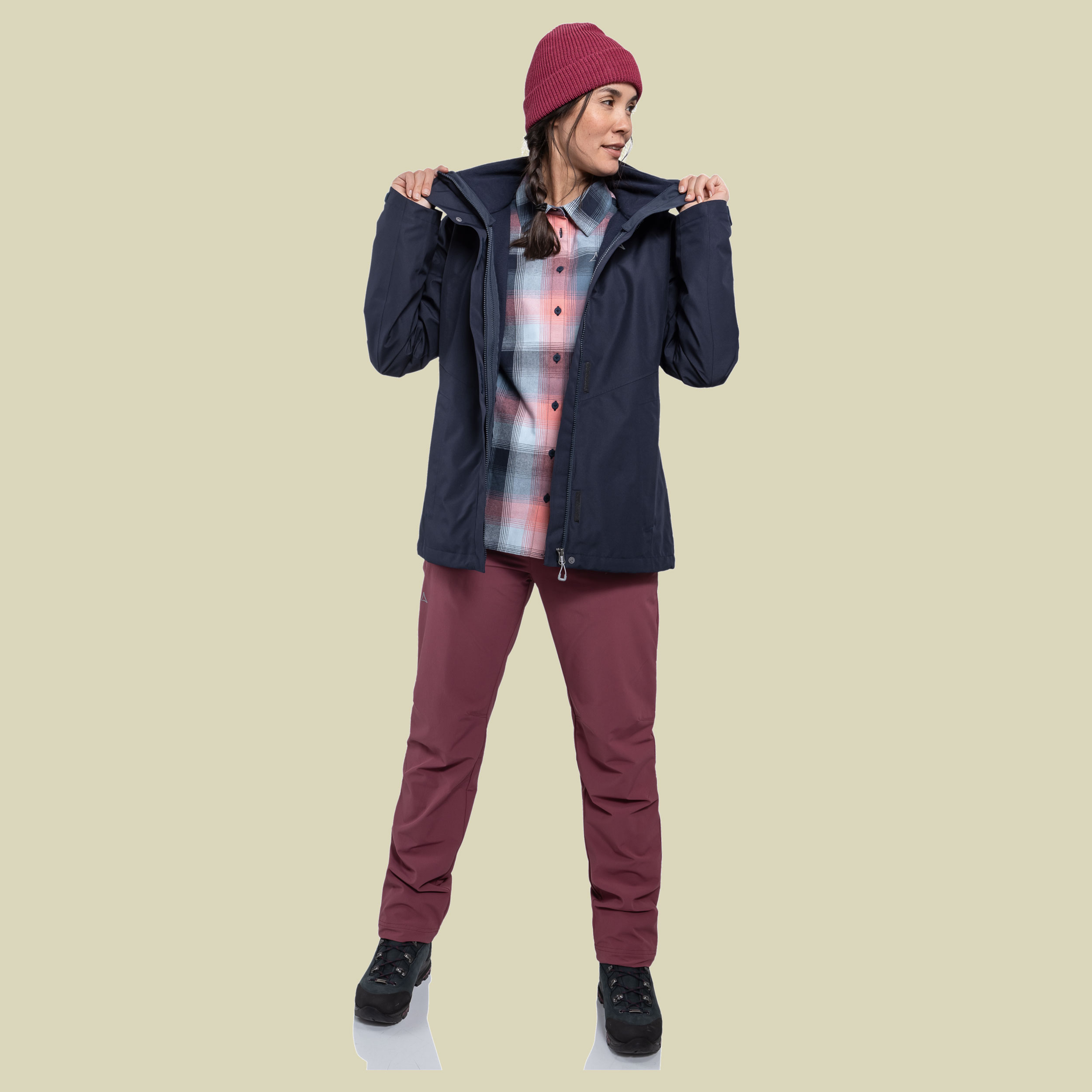 3in1 Jacket Style Okere Women 48 blau - navy blazer