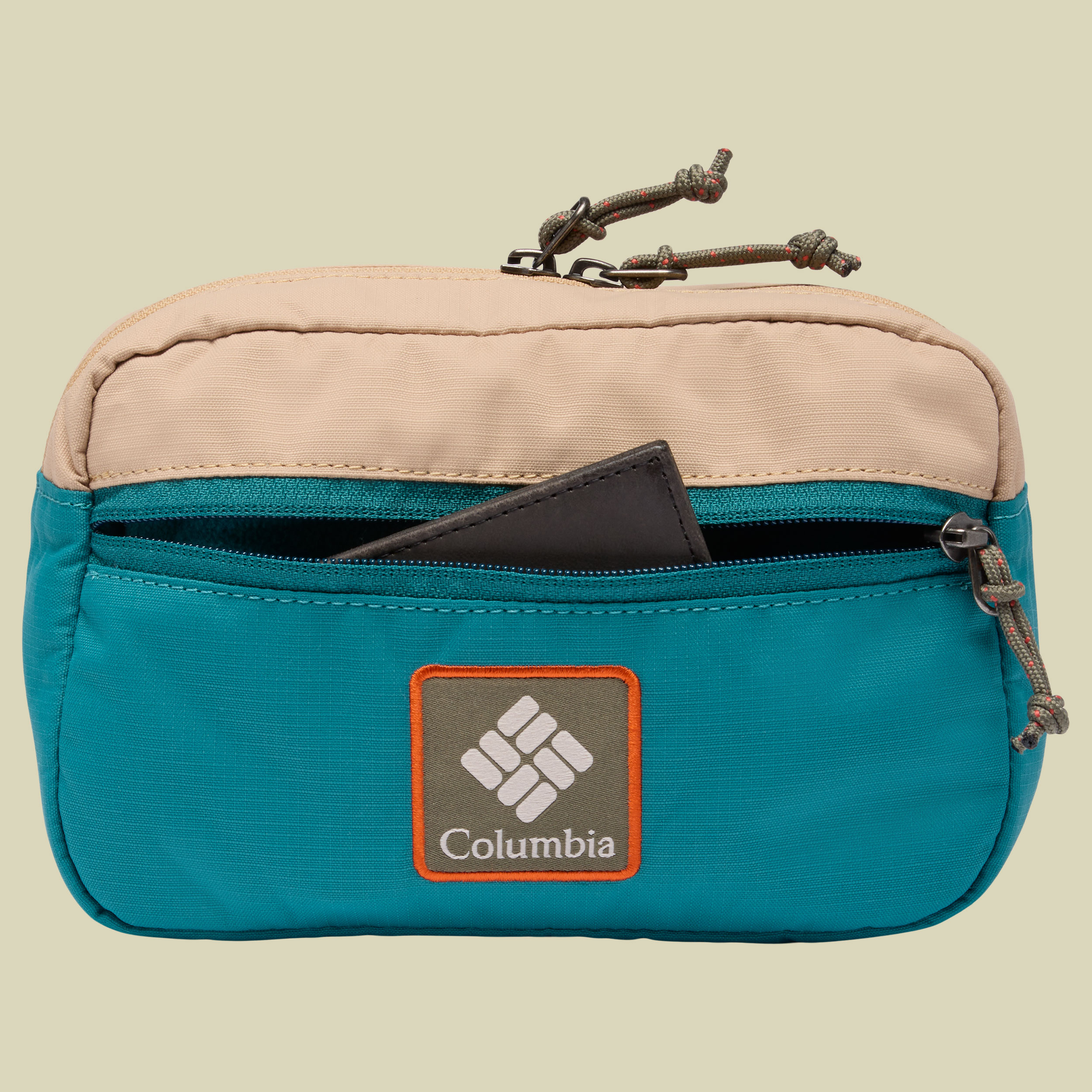 Trail Traveler Hip Pack 2 L braun - canoe/ river blue