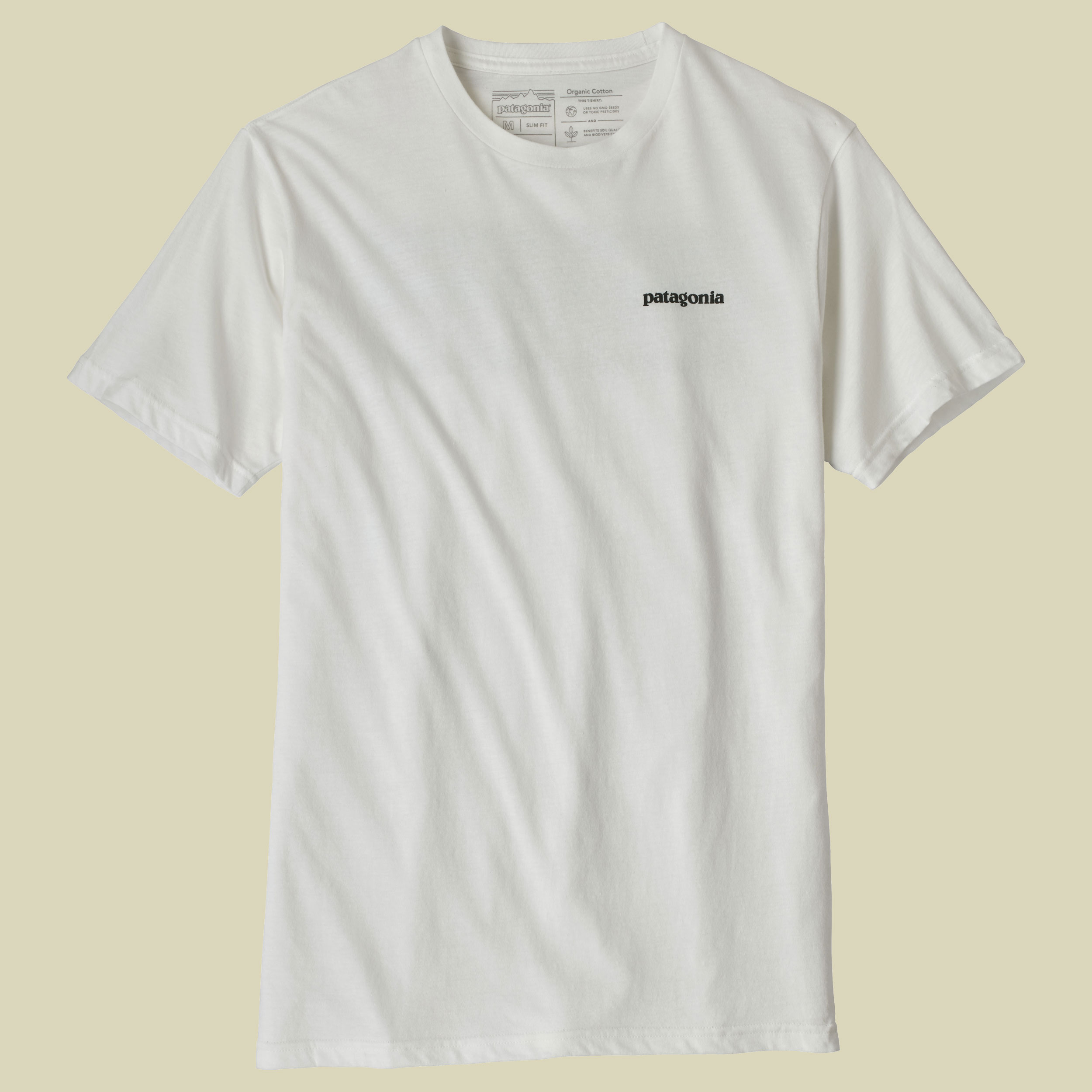 P-6 Logo Organic T-Shirt Men Größe XL Farbe white