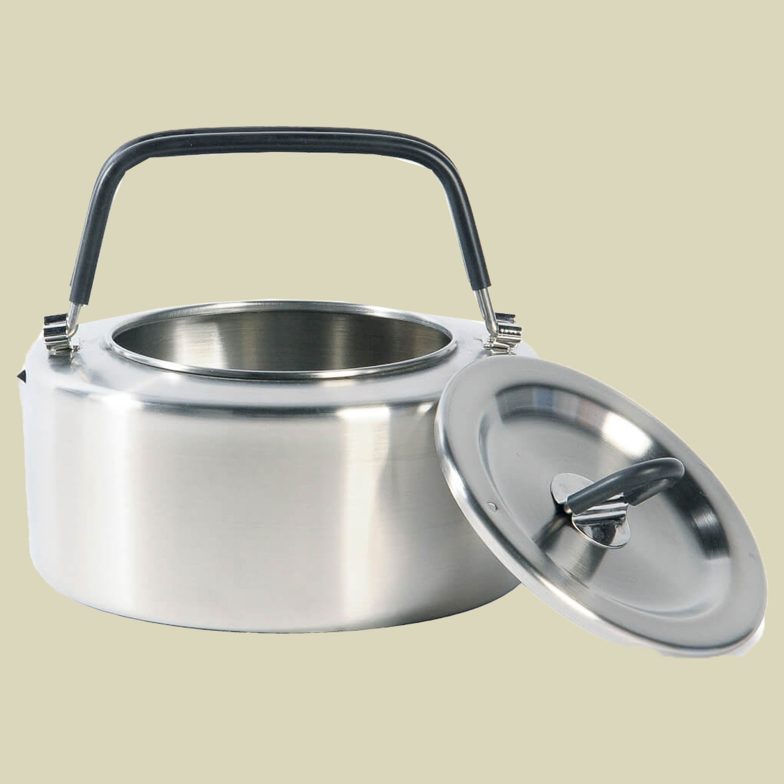 H2O Pot 1,0 Liter edelstahl - silber
