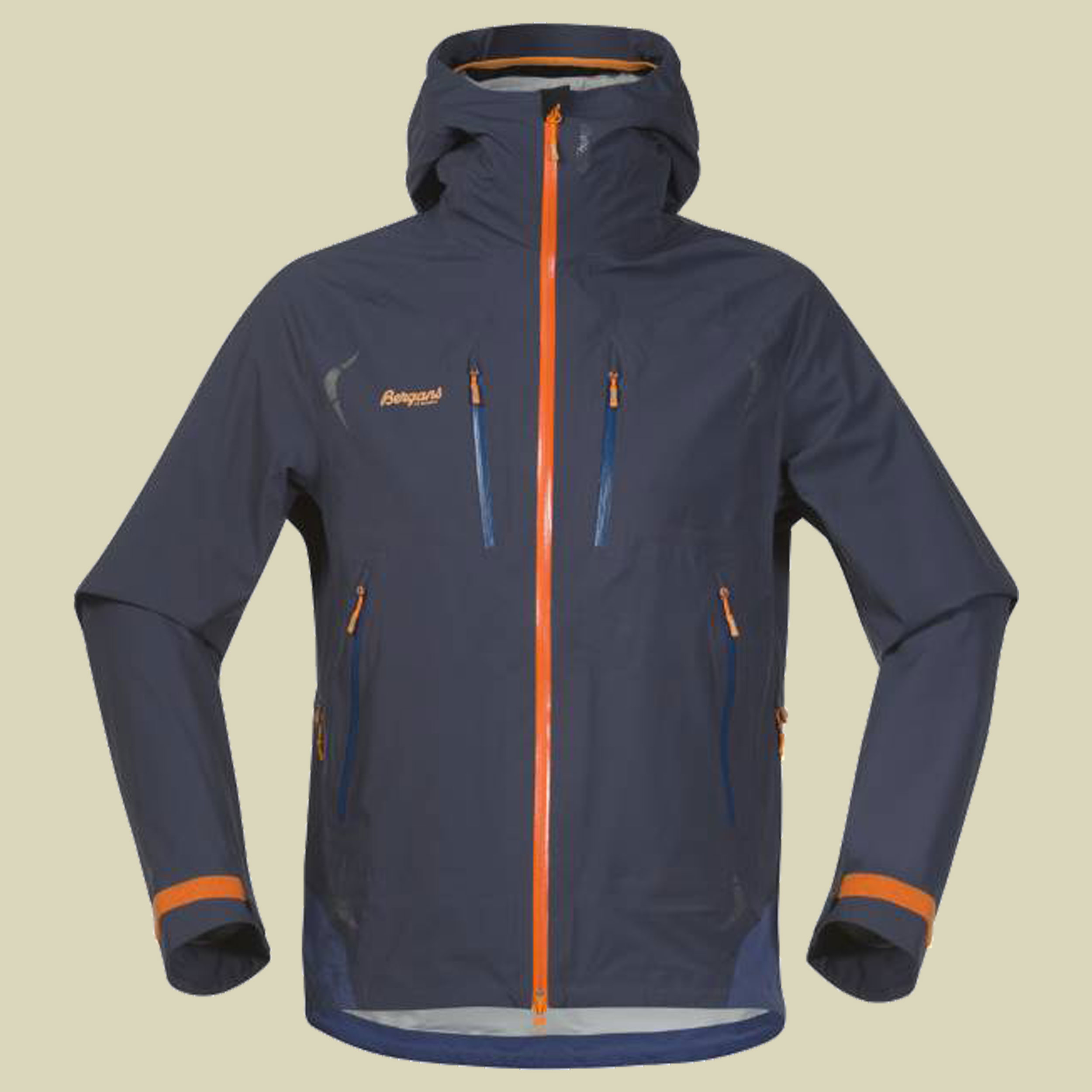 Storen Jacket Men Größe S Farbe night blue/dusty blue/pumpkin