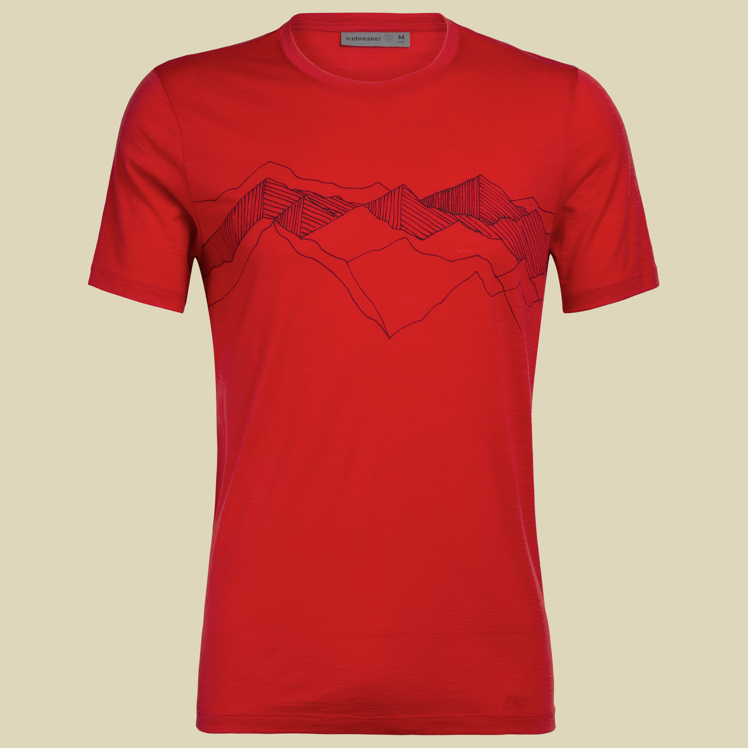 Tech Lite SS Crewe Men Artist Tees Größe M  Farbe peak patterns rocket