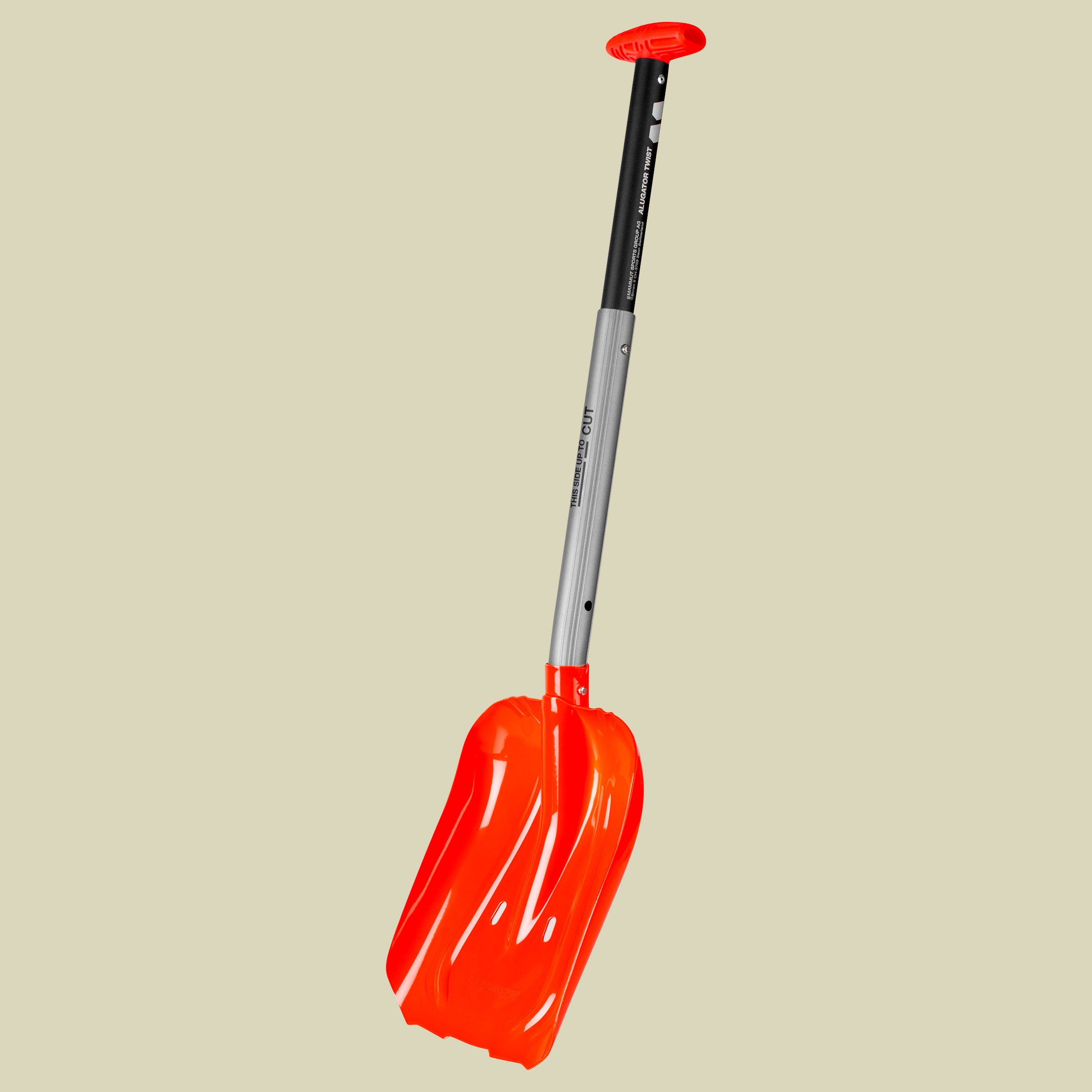 Alugator Twist Schaufelblatt 27,5 x 21,5 cm Farbe neon orange