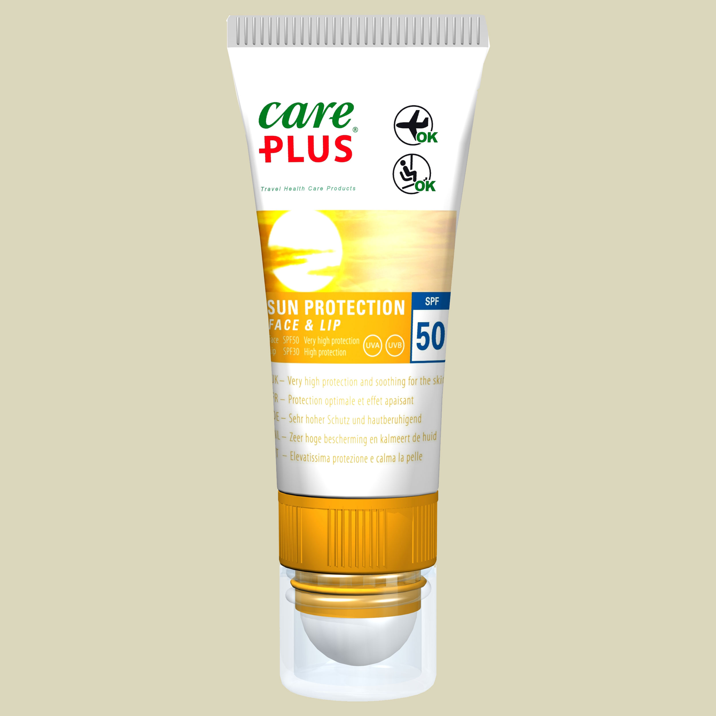 Care Plus Sun Protection Face&Lip SPF 50