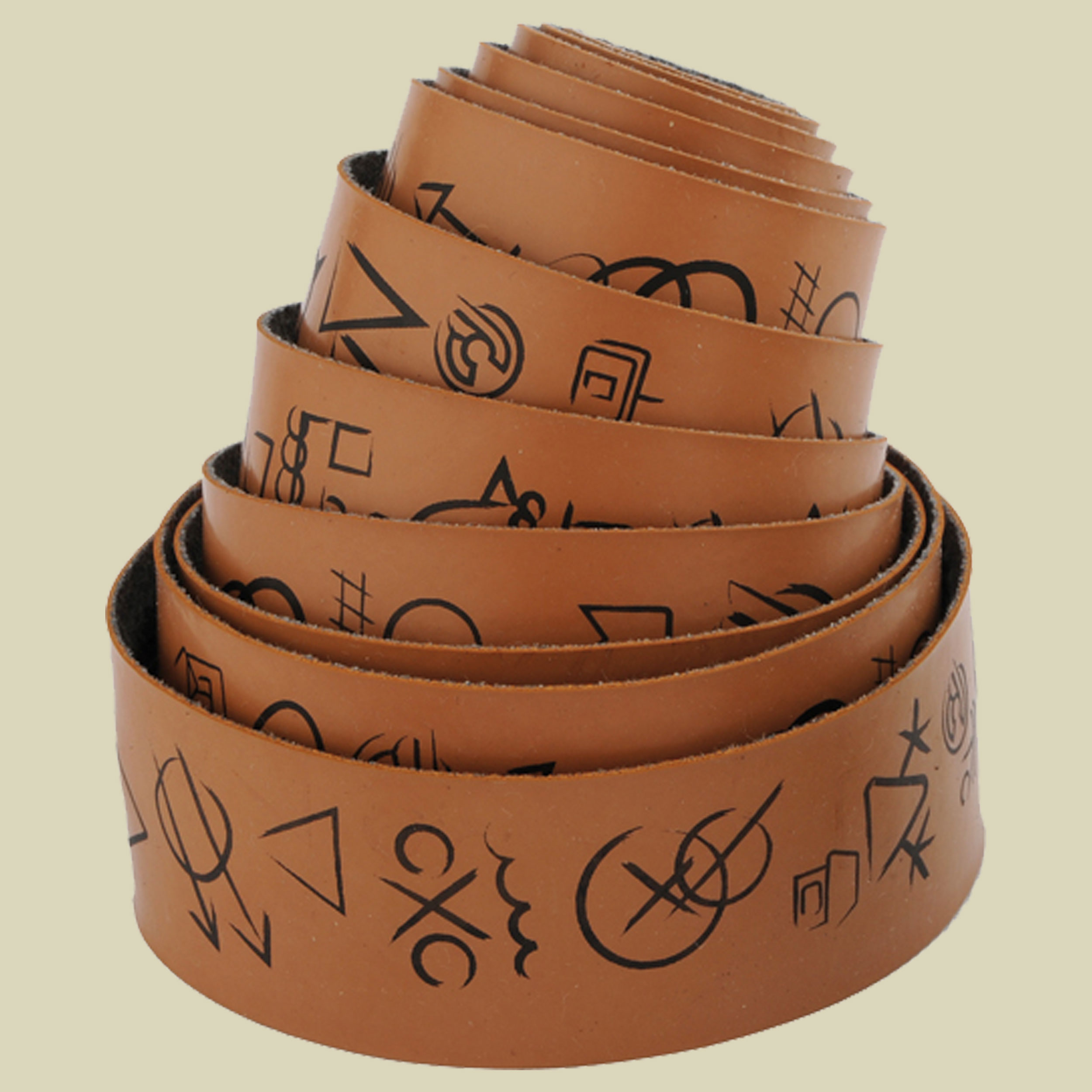 Lenkerband Hobo Alphabet Farbe brown