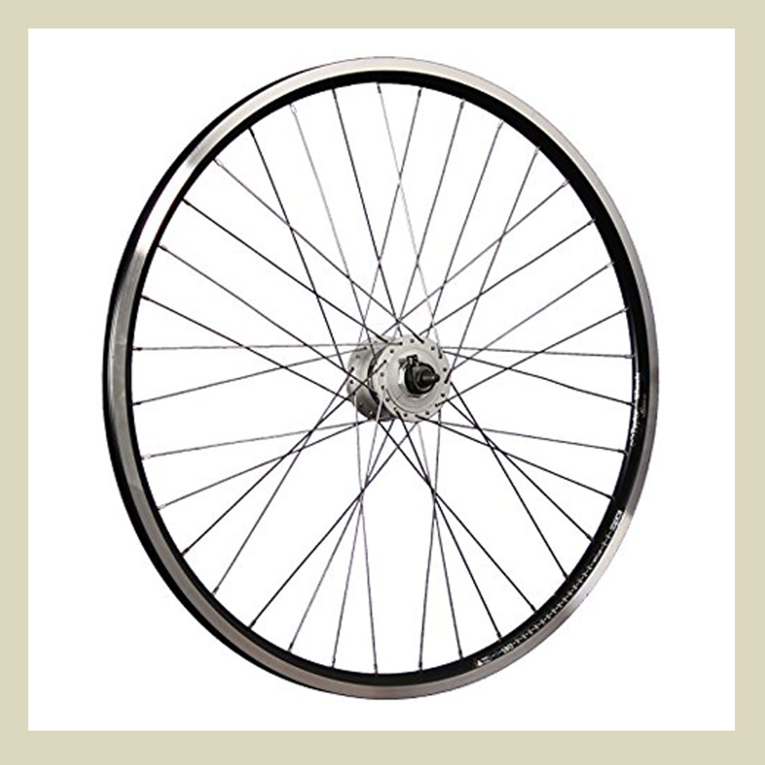 Vorderrad 28"Ryde X-Plorer mit Nabendynamo Shimano DH-3N31 Farbe schwarz