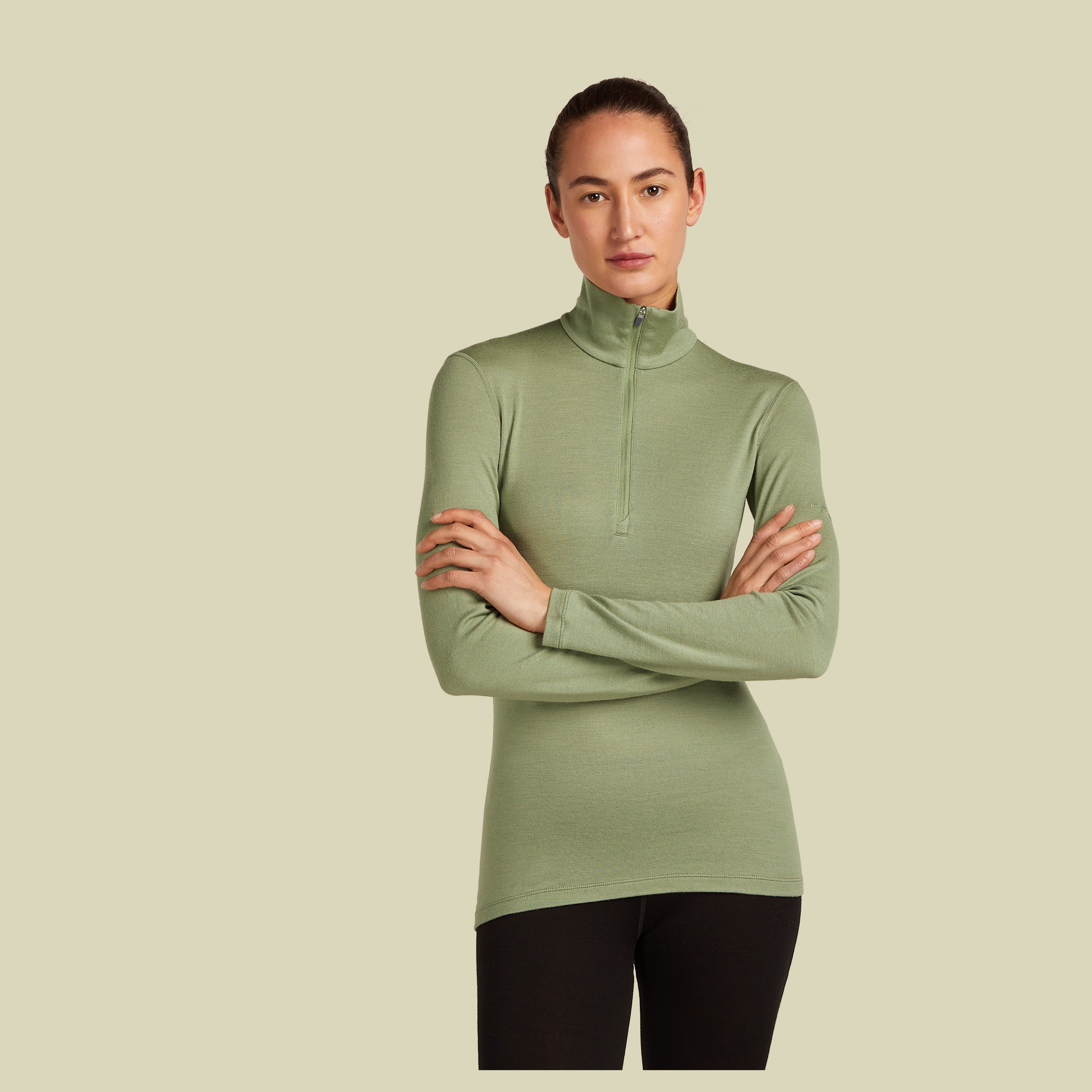 Tech LS Half Zip 260 Women lichen XL