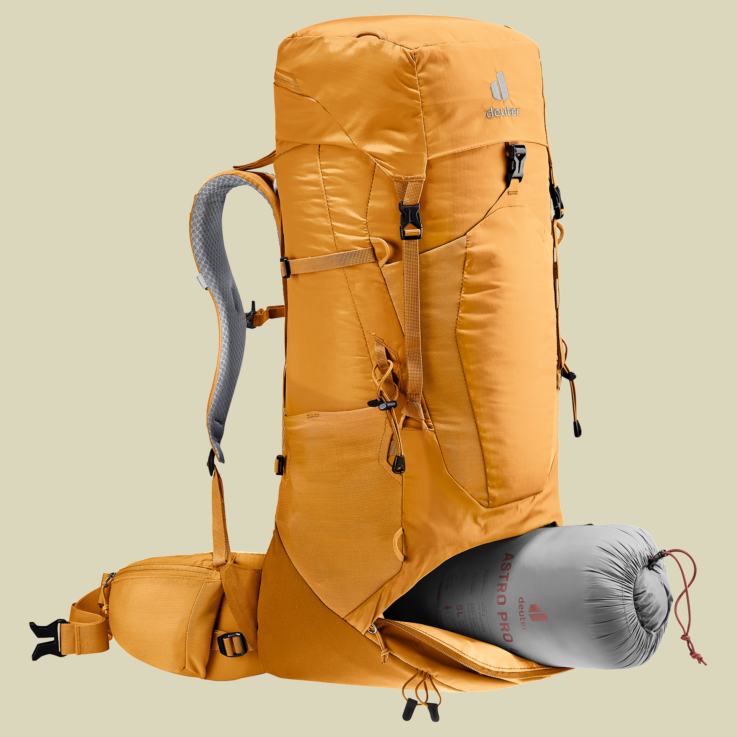 Aircontact Lite 40 + 10 gelb 40 L + 10 L - Farbe amber-maple