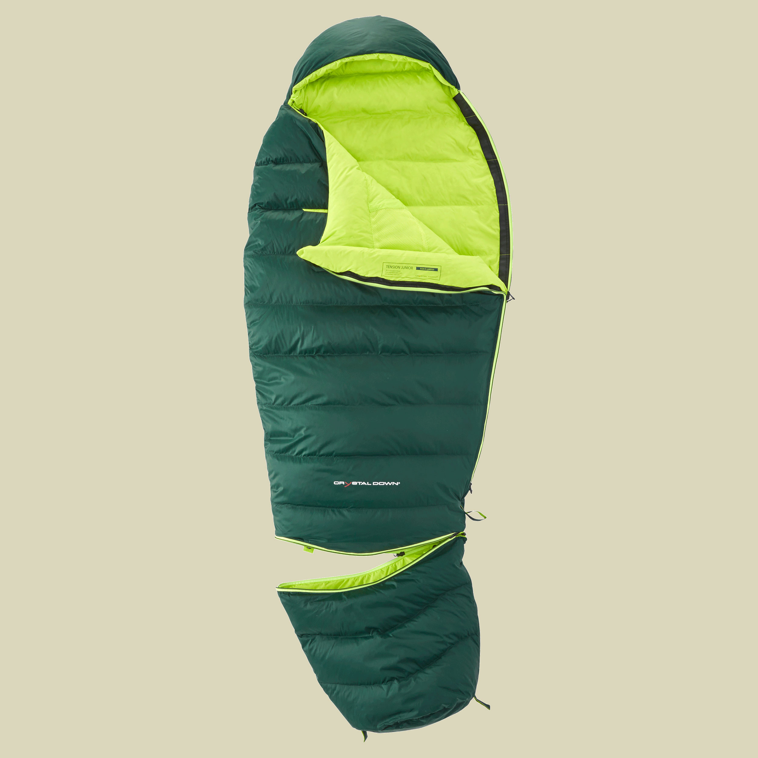 Tension Junior bis Körpergröße 150 cm Farbe scarab/lime
