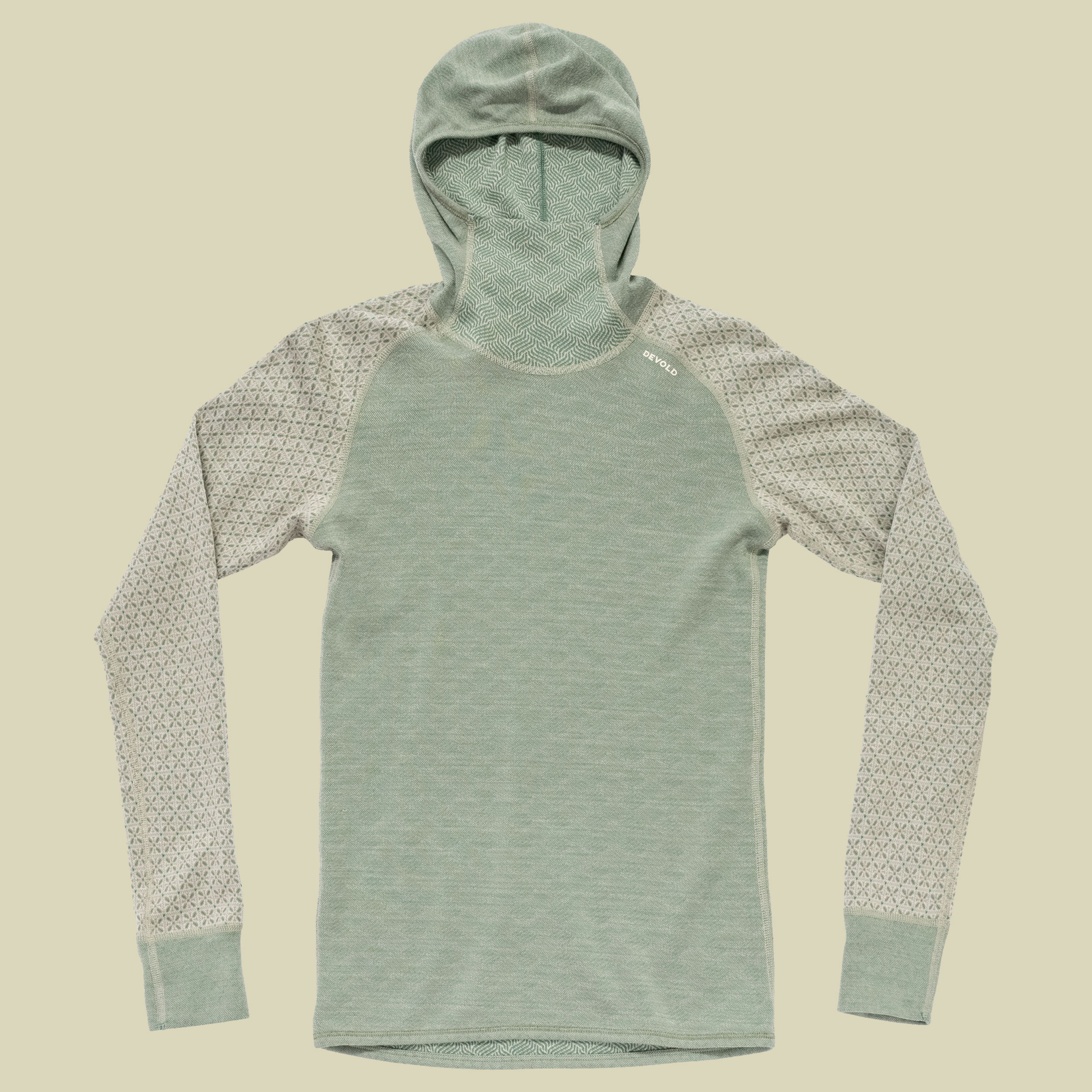 Kvitegga Merino 230 Hoodie Woman raw white XL