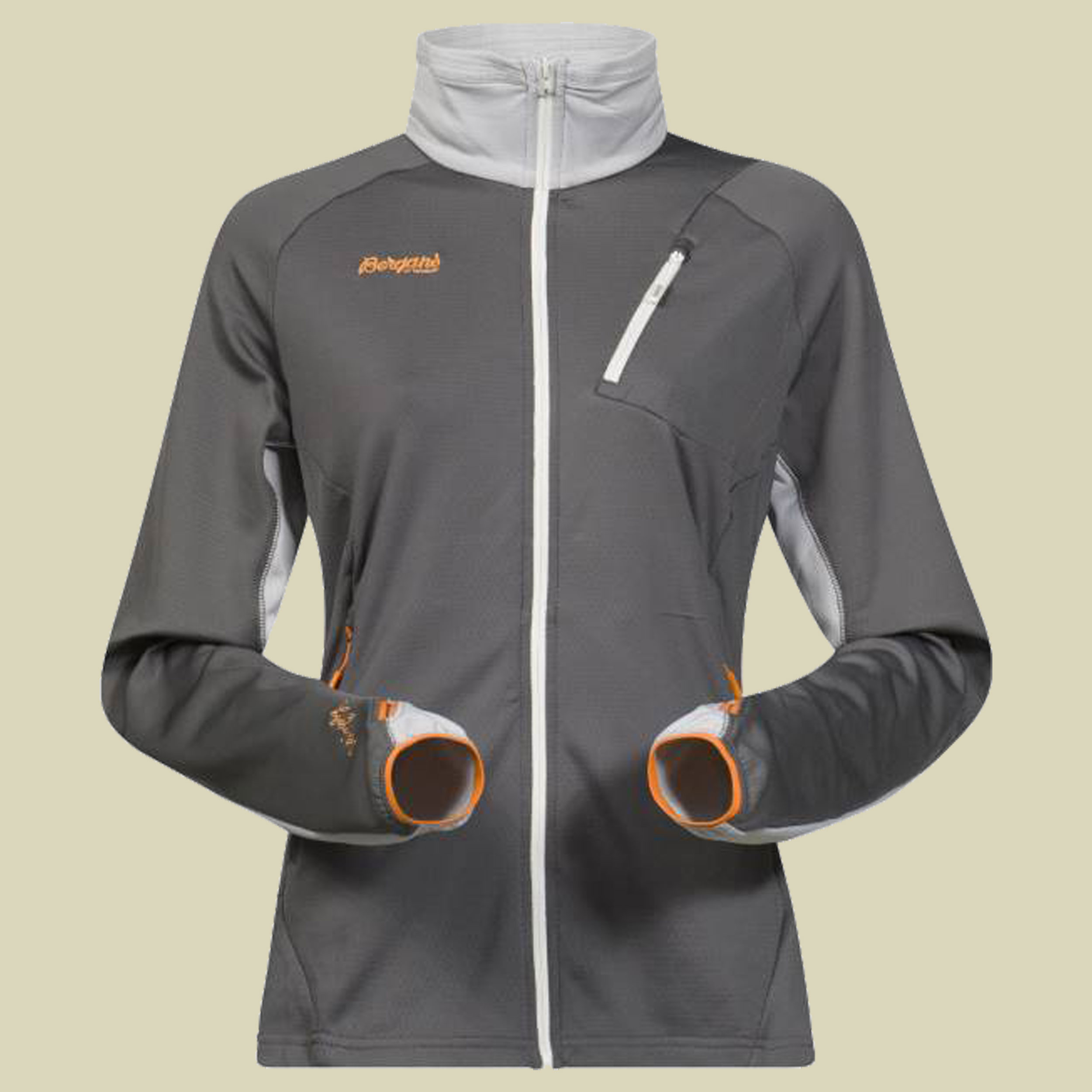 Galdebergtind Lady Jacket Größe S Farbe solid dark grey/aluminium/pumpkin