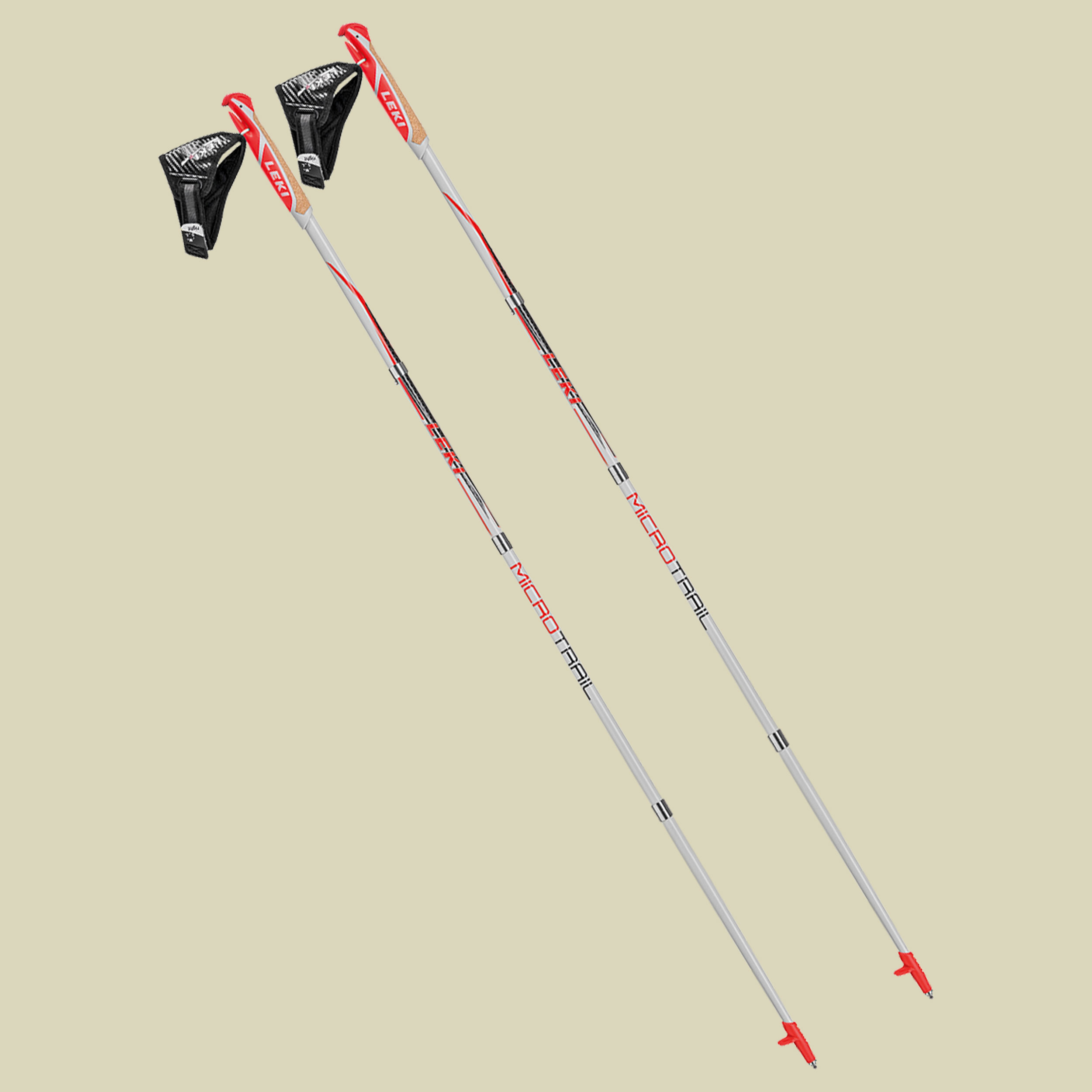 Micro Trail Länge 130 cm Farbe grau-rot