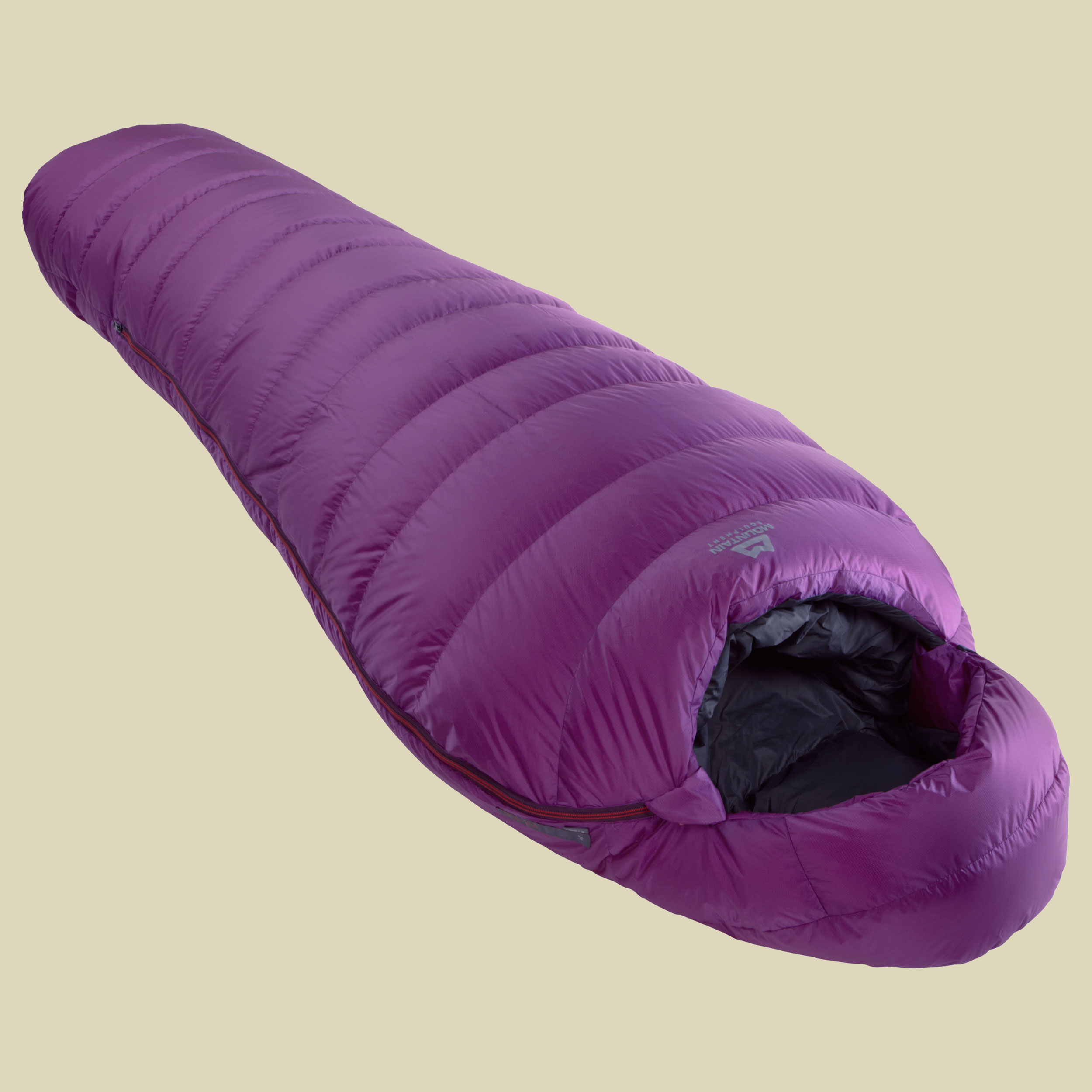 Glacier 450 Women bis Körpergröße Schlafsack 170 cm cm foxglove, Reißverschluss Schlafsack rechts