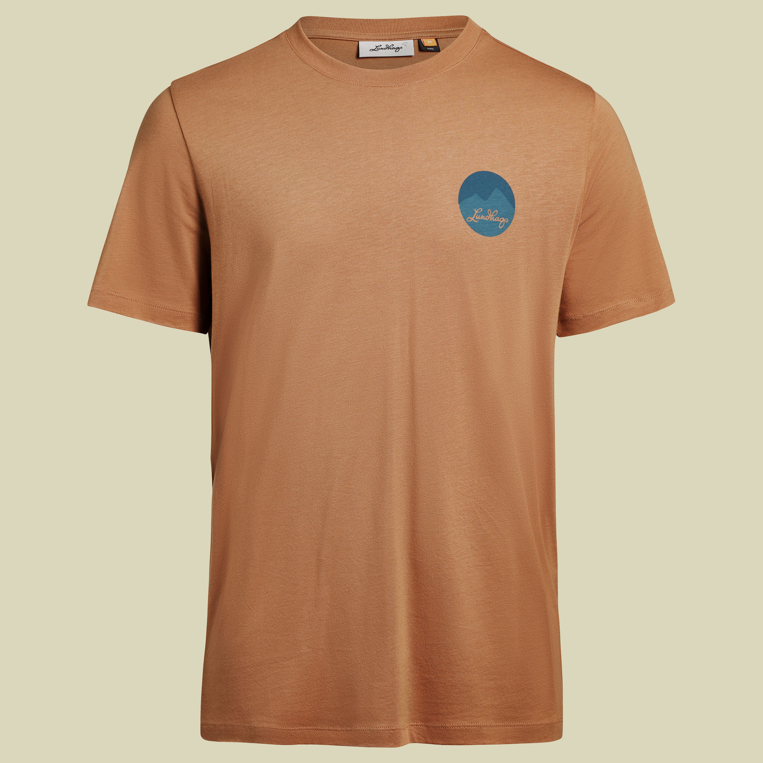 Järpen Printed T-Shirt Men M braun - hazel