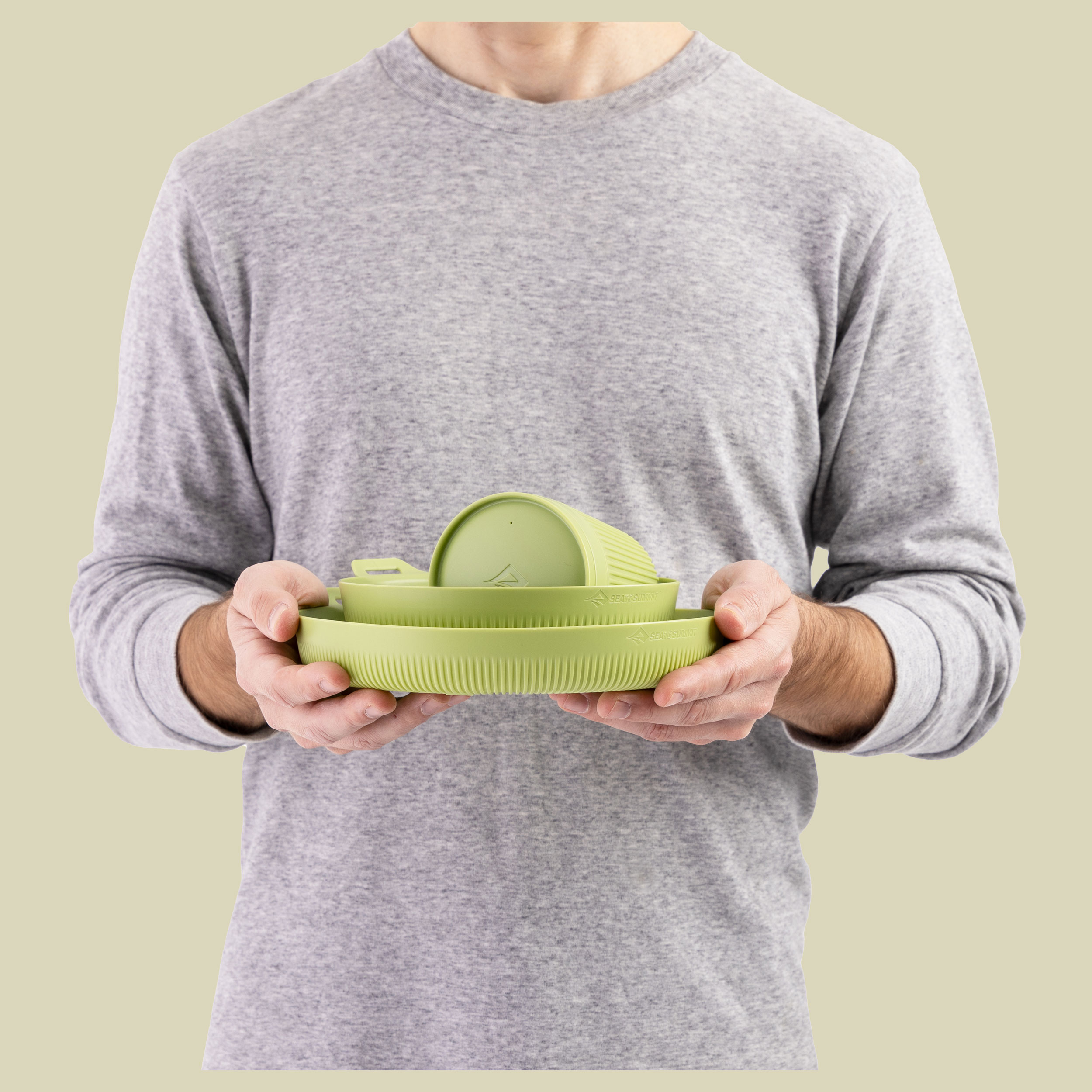 Horizon Dinnerware Set 6-teilig grün 3-teilig - Farbe tarragon