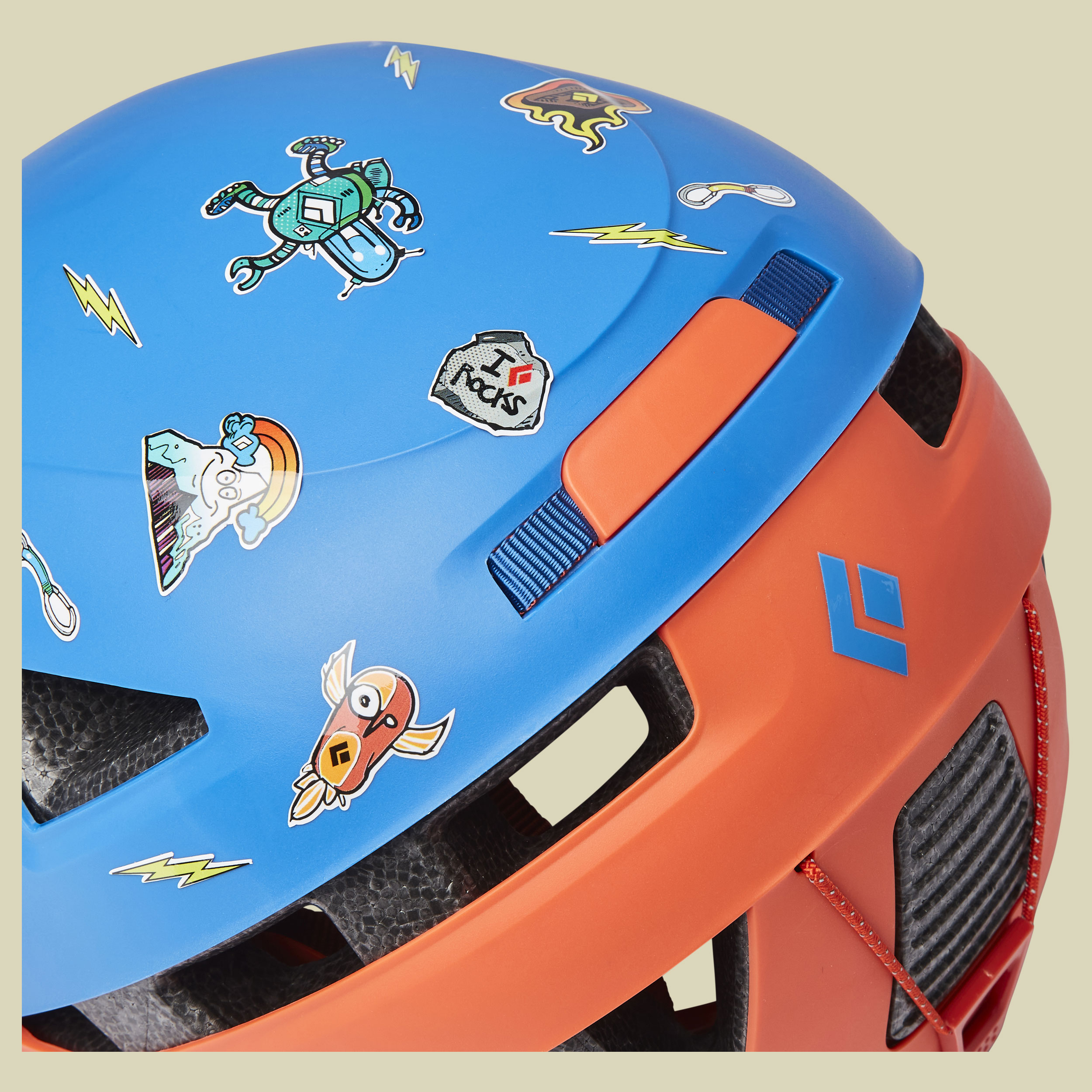 Capitan Helmet Kids Größe one size Farbe ultra blue-persimmon