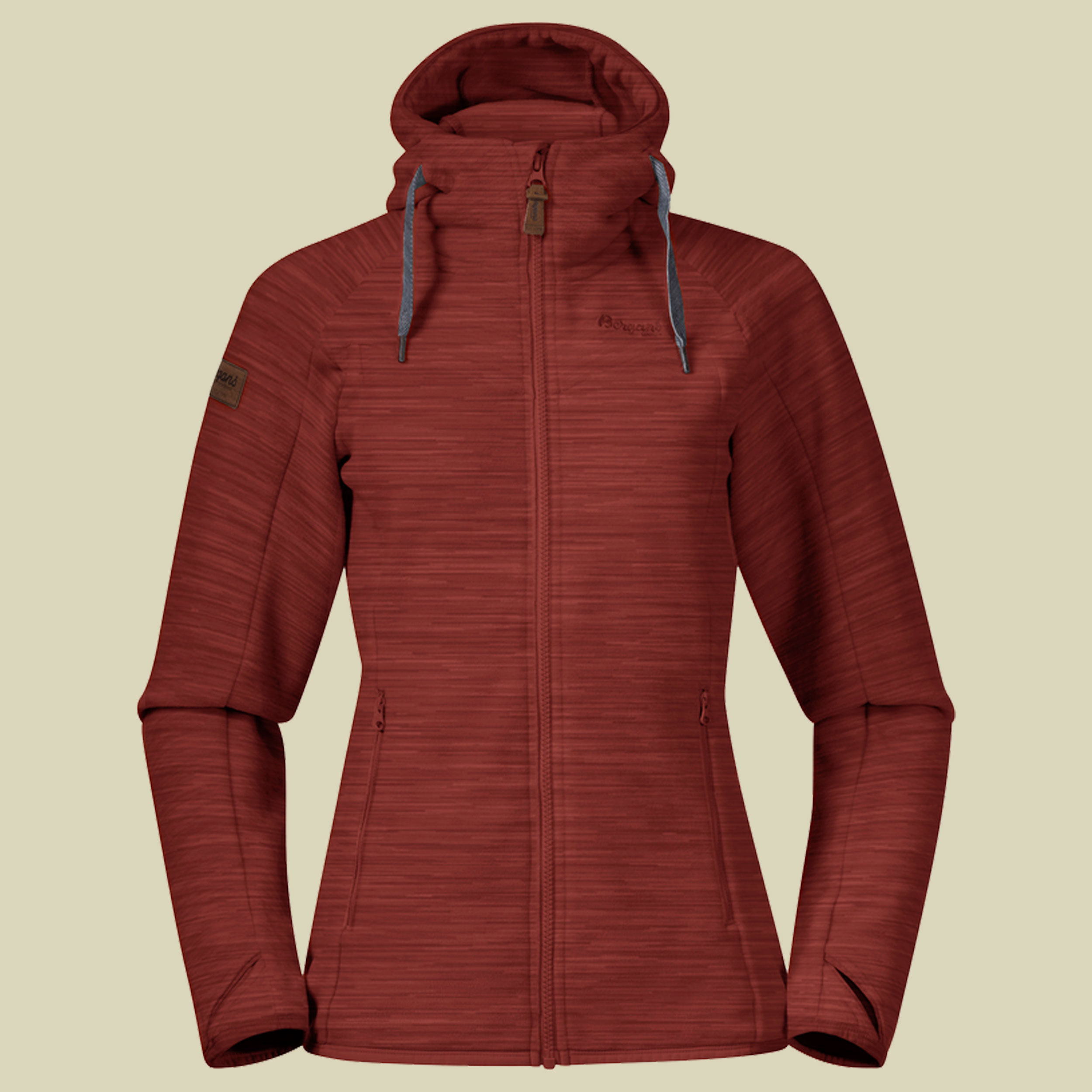 Hareid Fleece Jacket Women Größe XL Farbe chianti red