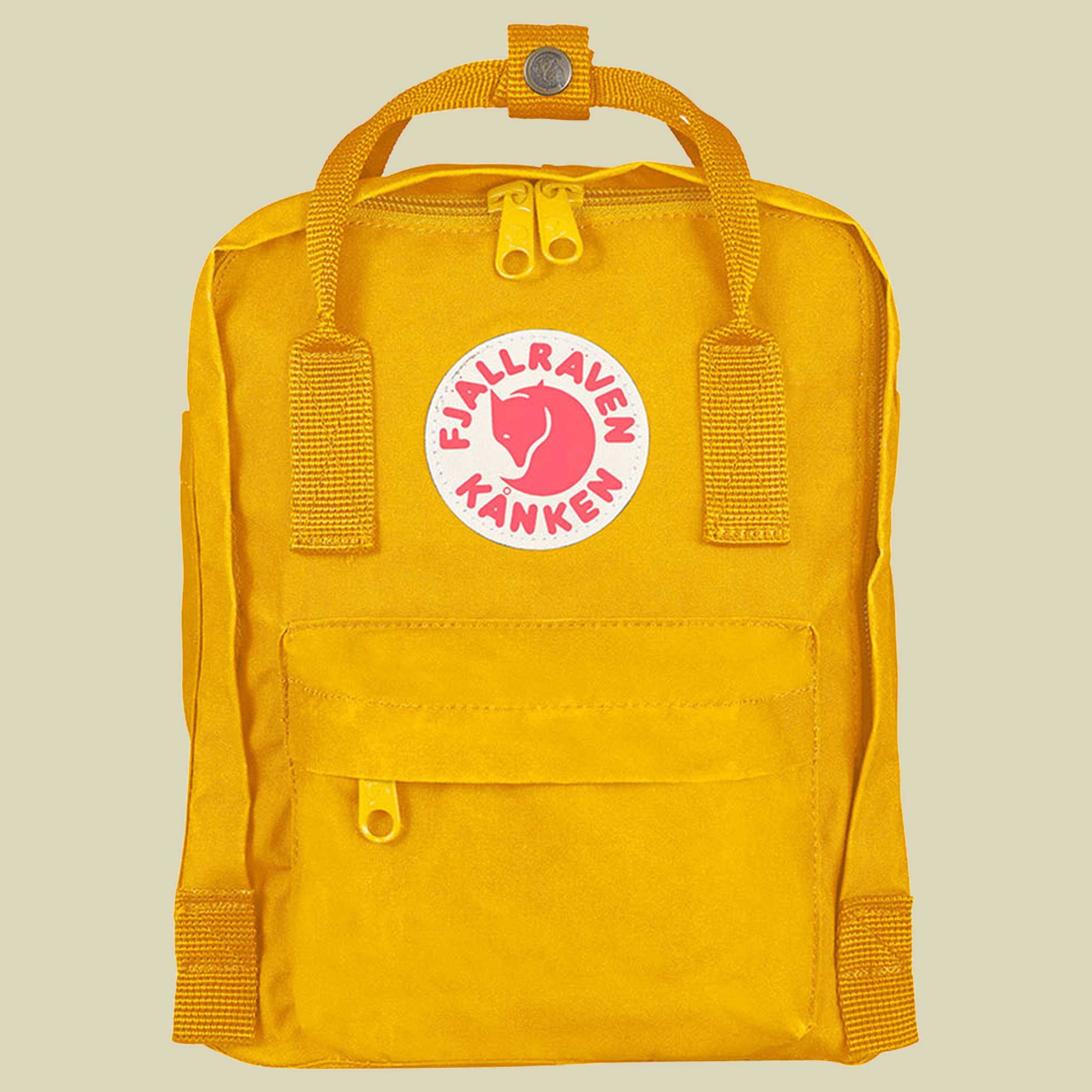 Kanken Mini Volumen 7 Farbe warm yellow