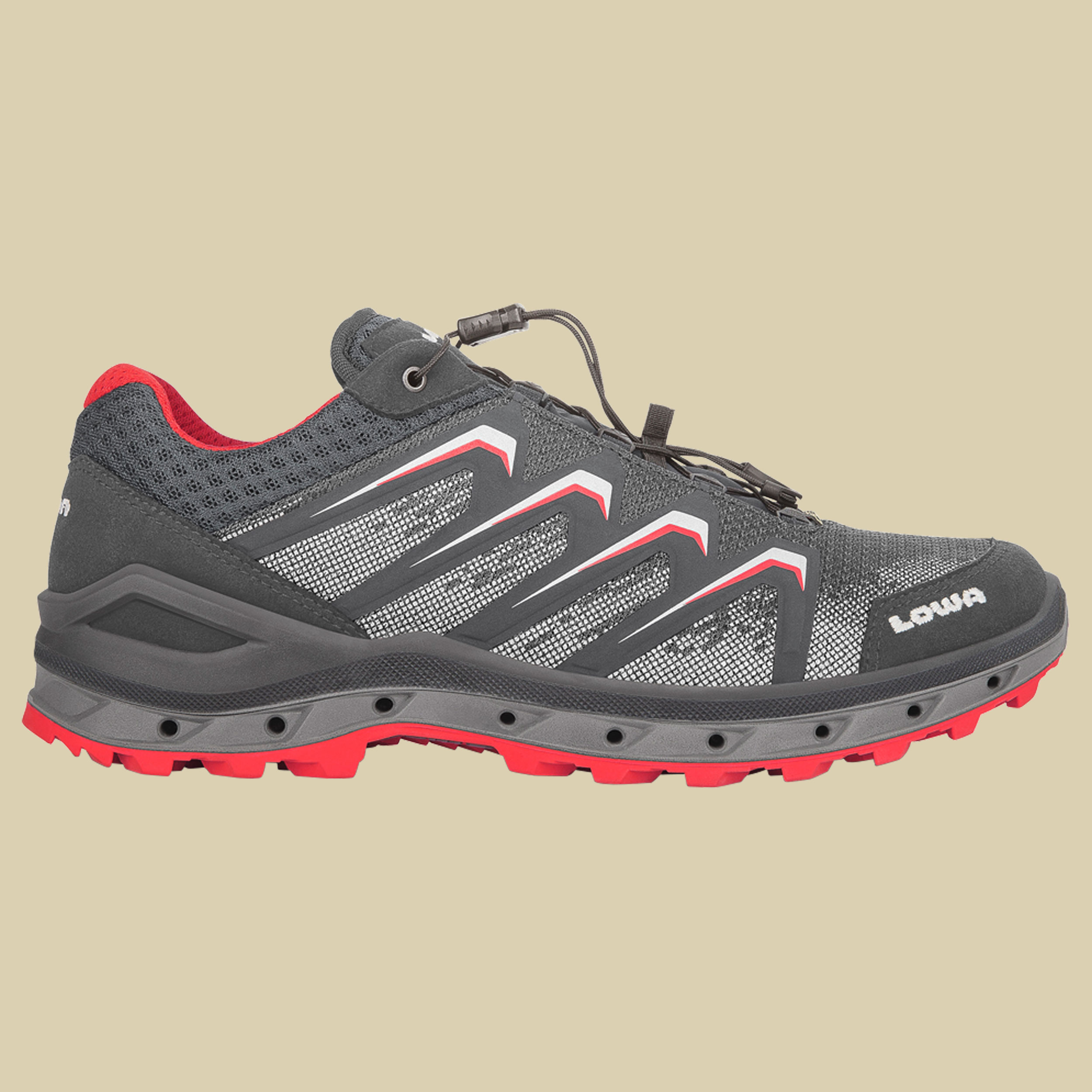 Aerox GTX Lo Men Größe UK 7 Farbe graphit/rot