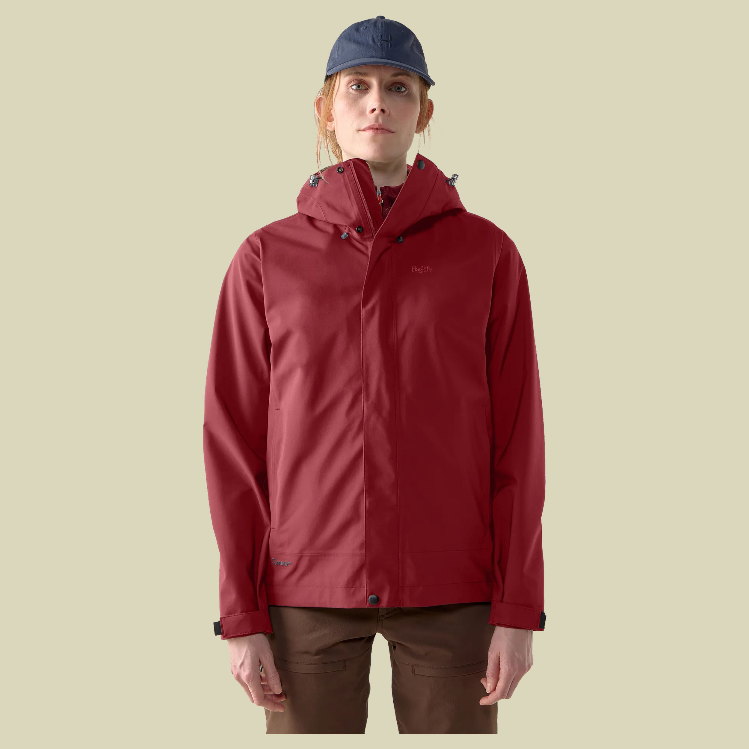 Breeze Proof Jacket Women XL rot - carmine red