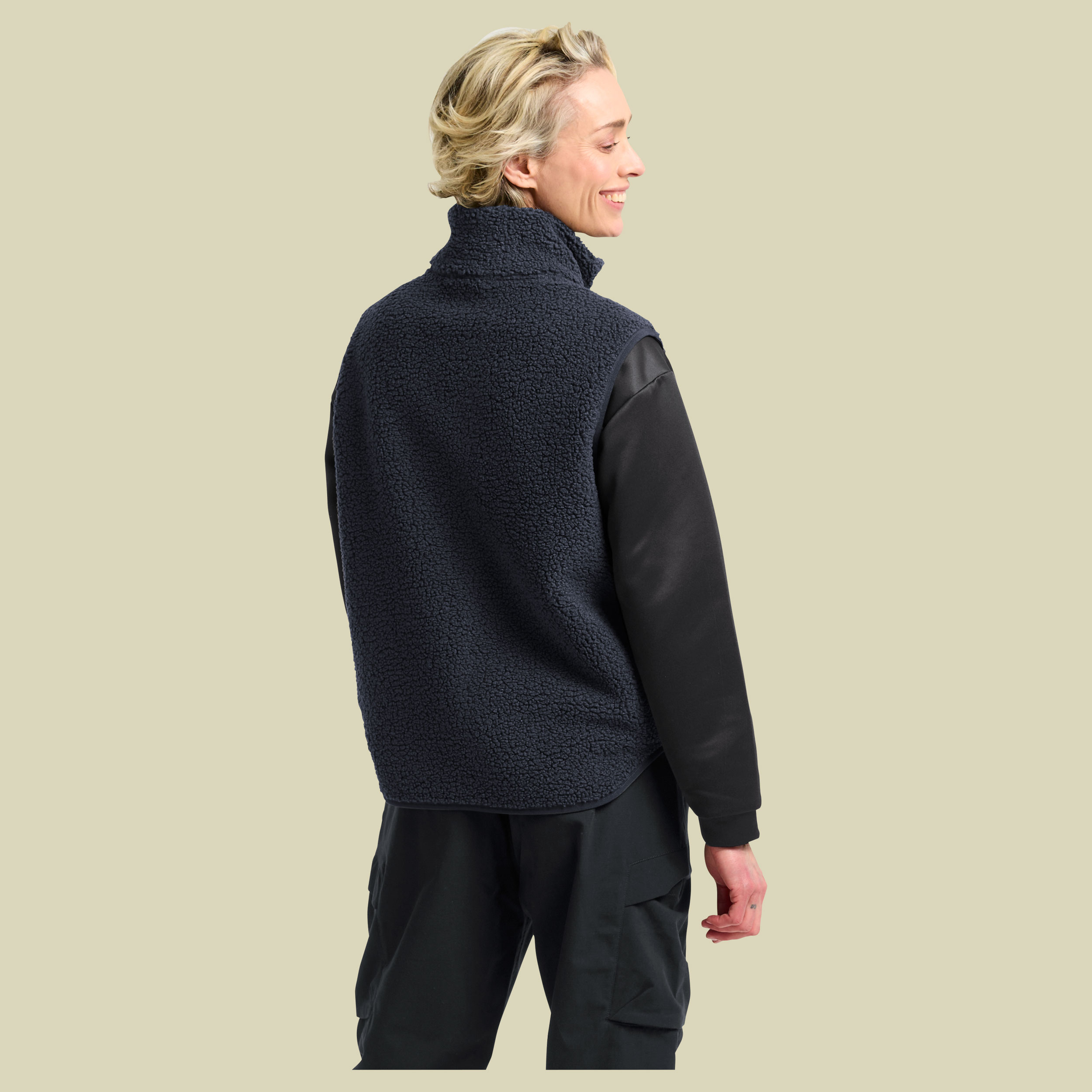 High Curl Vest Women blau XXL - dark navy