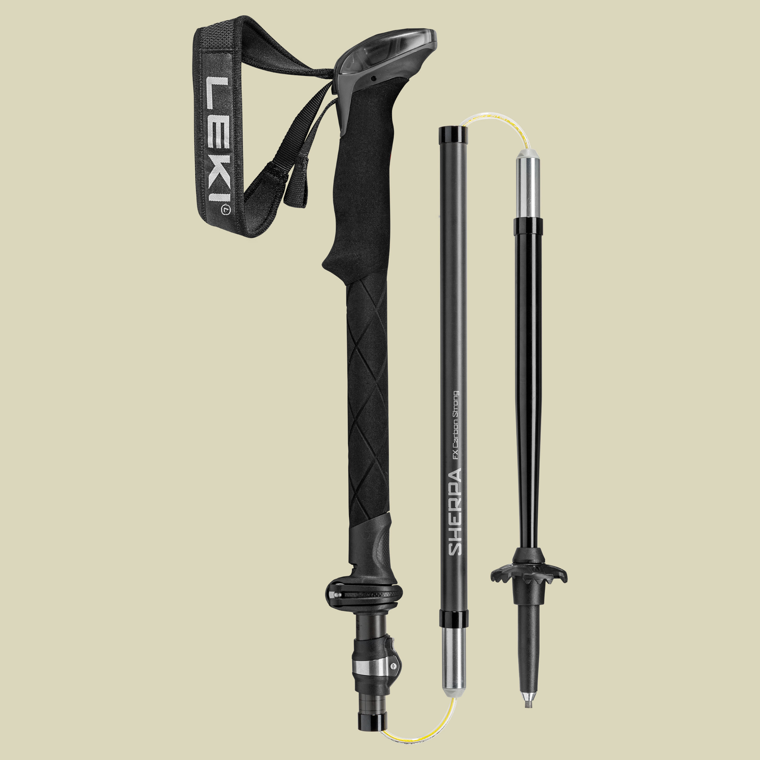 Sherpa FX Carbon Strong Länge 120 - 140 cm Farbe black-naturalcarbon-light anthracite