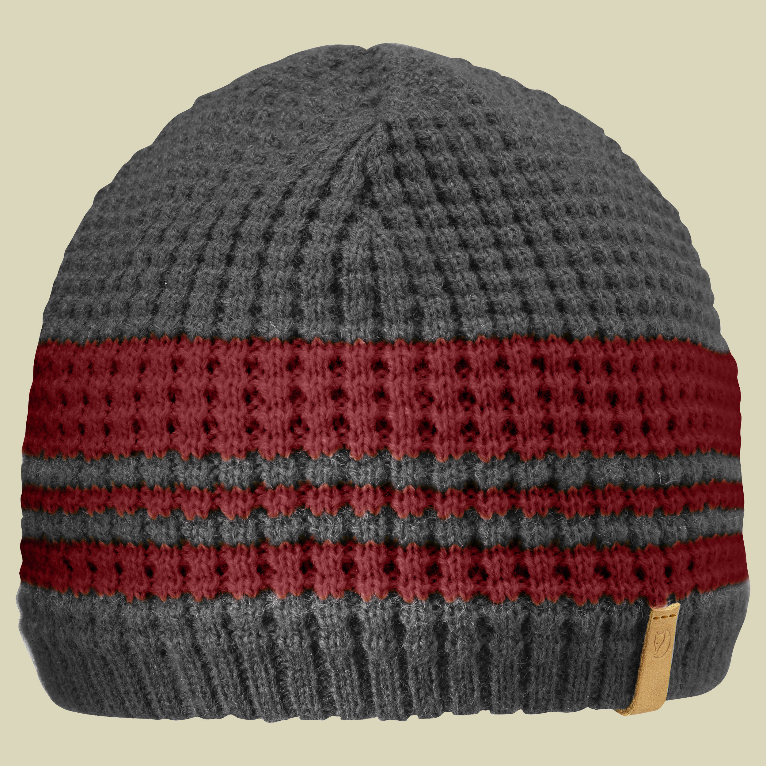 Waffle Beanie One Size Farbe dark grey