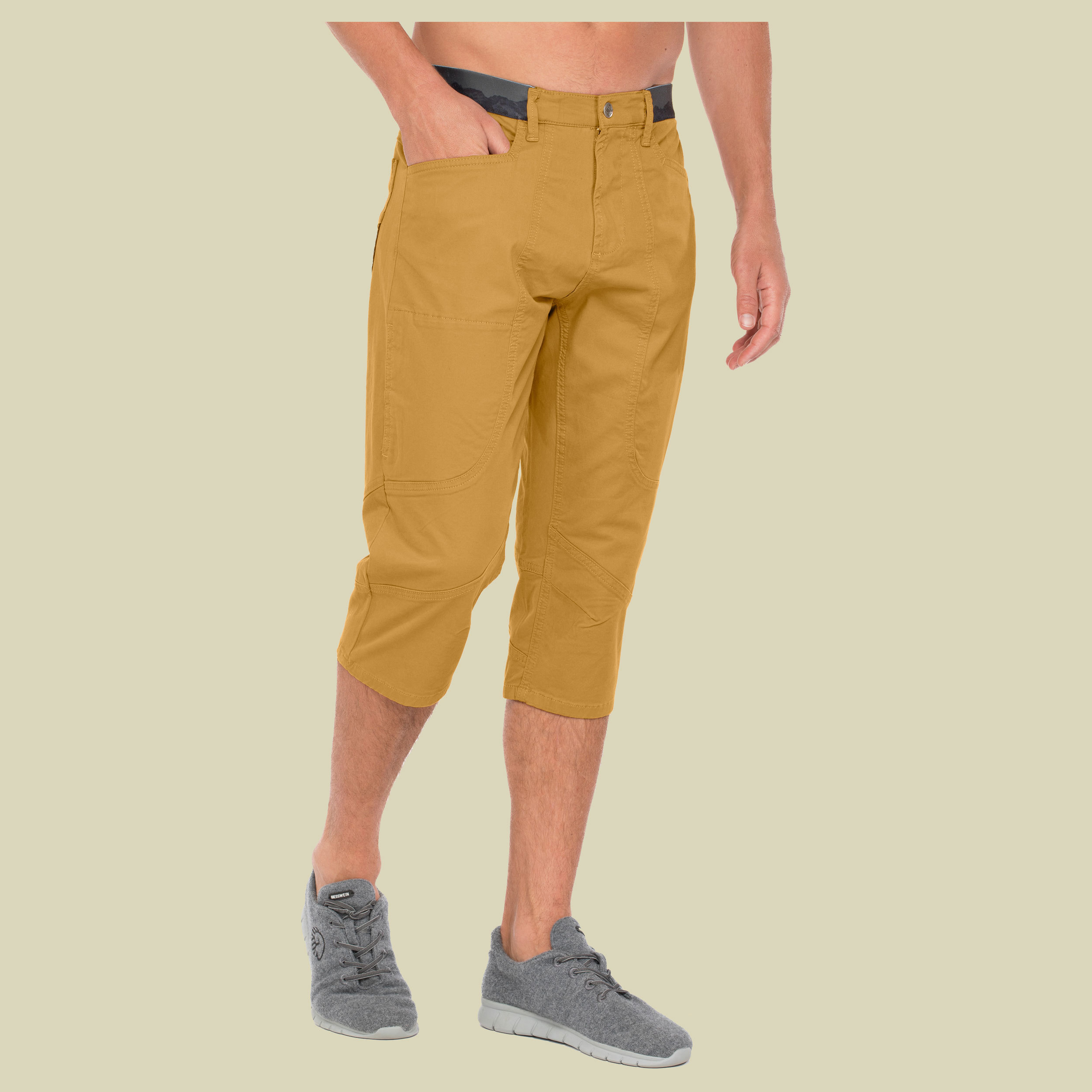 Wilder Kaiser 3/4 Pant Men Größe S Farbe curry
