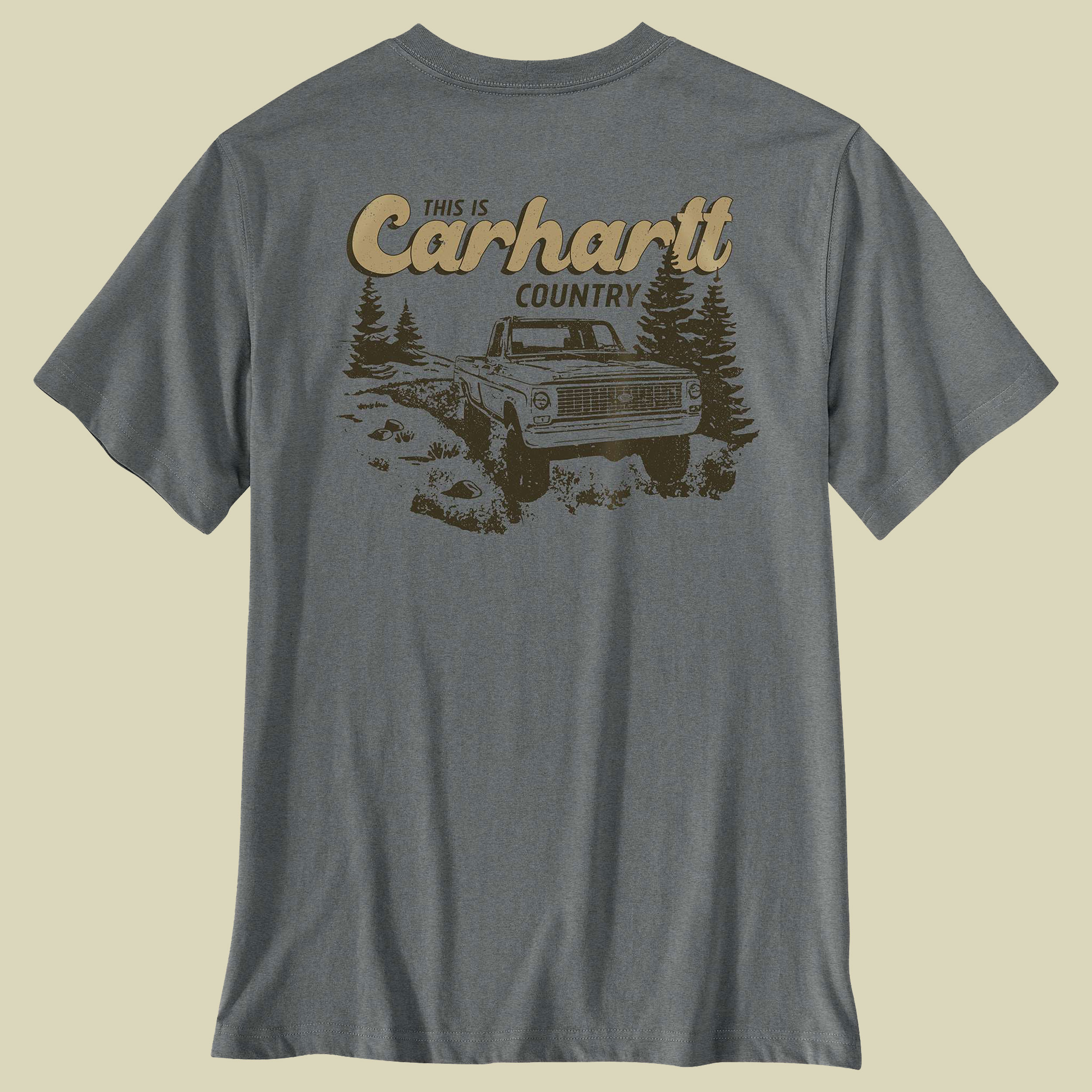 Irvine Relaxed Truck T-Shirt Men XXL grau - Farbe weathered ash heather