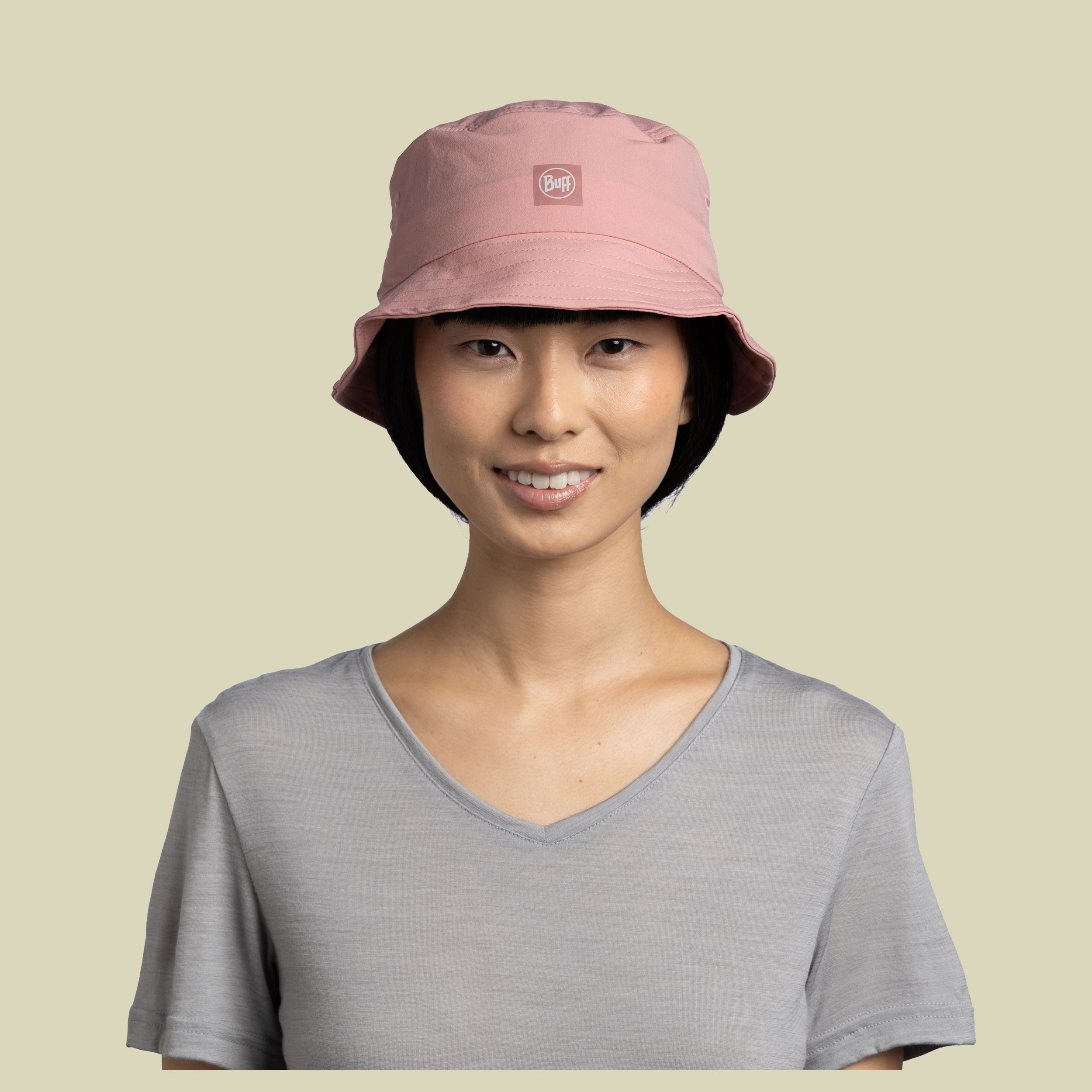 Adventure Bucket Hat S/M rosa - solid powder