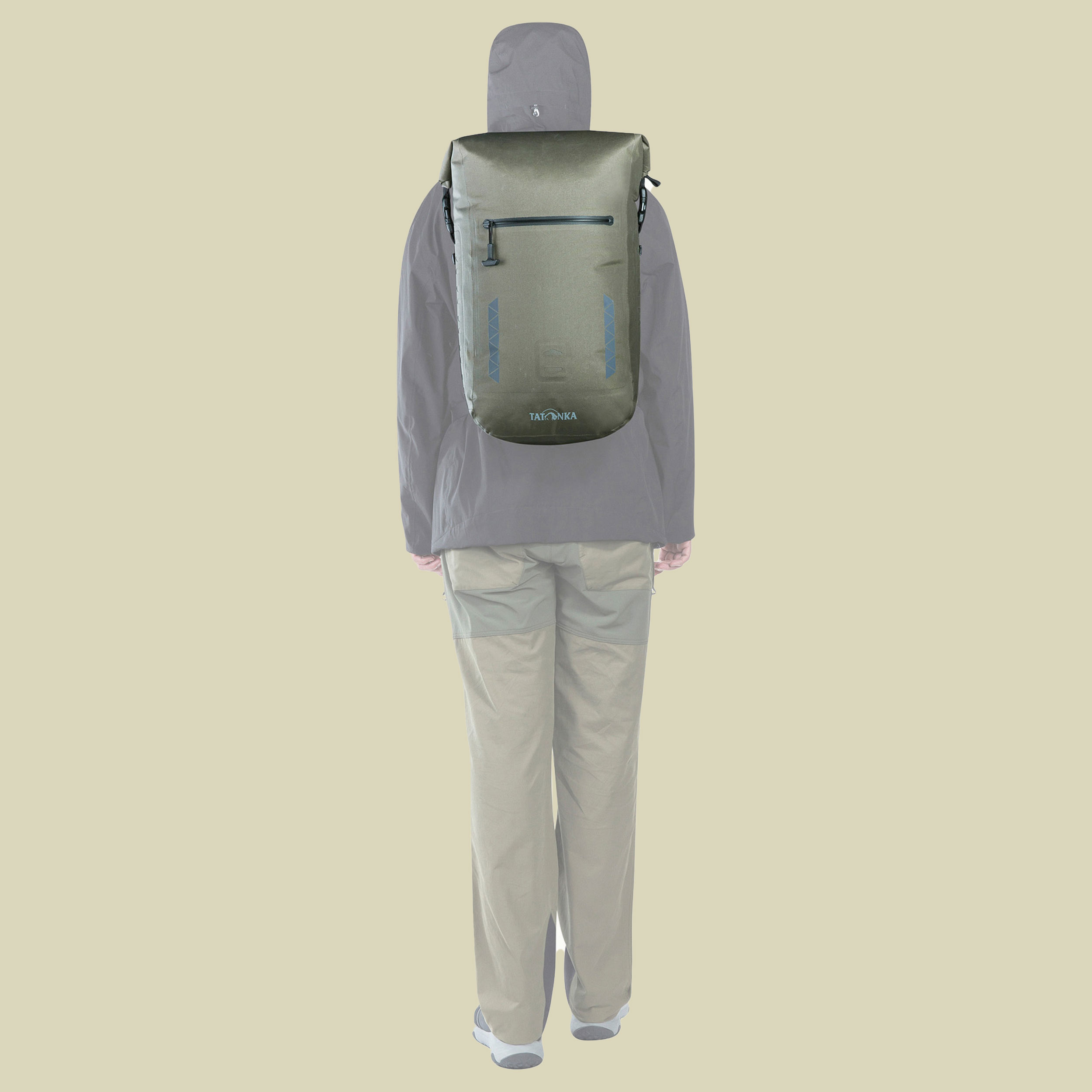 Commuter Rolltop 25 WP 25 grün - stone grey olive