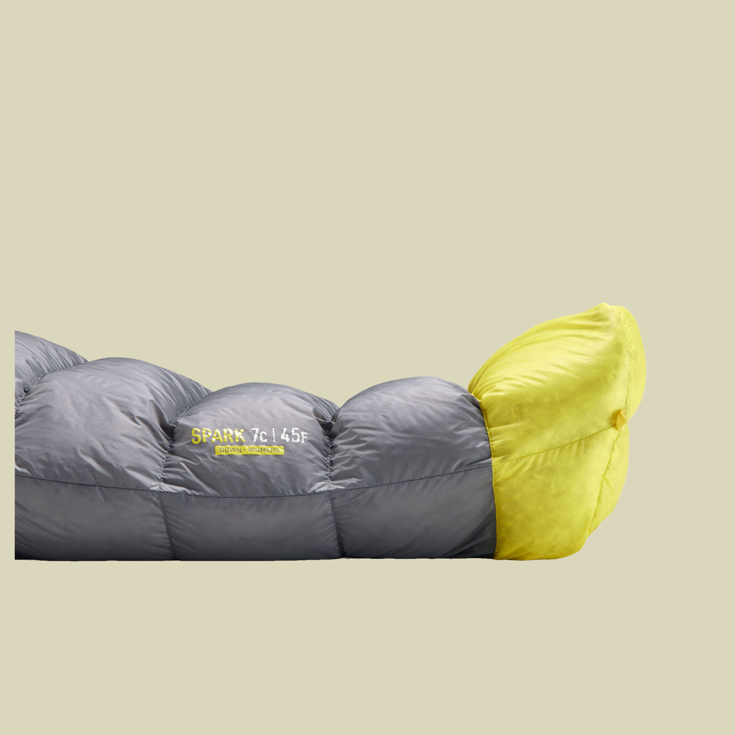 Spark Women´s Down Sleeping Bag -9C 170 cm grau - Farbe pewter grey