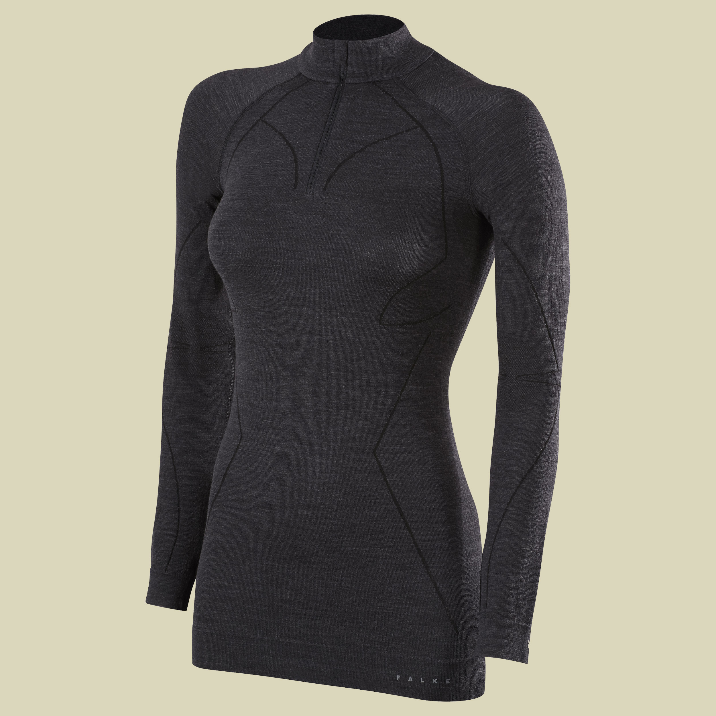 WT Zip-Shirt Women  Größe S Farbe black