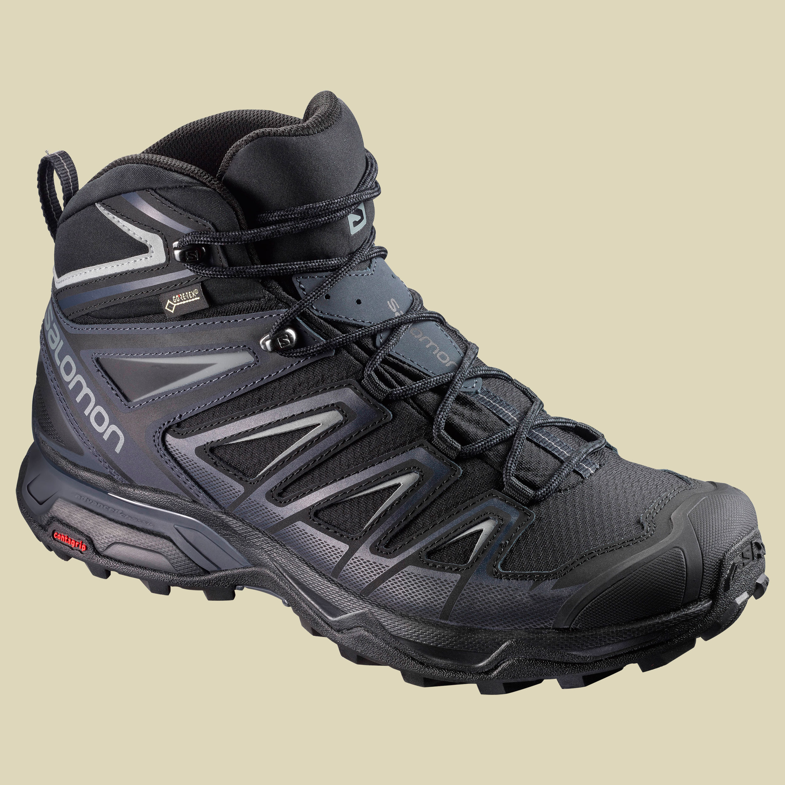 X Ultra 3 Mid GTX Men Größe UK 8,5 Farbe black/india ink/monument