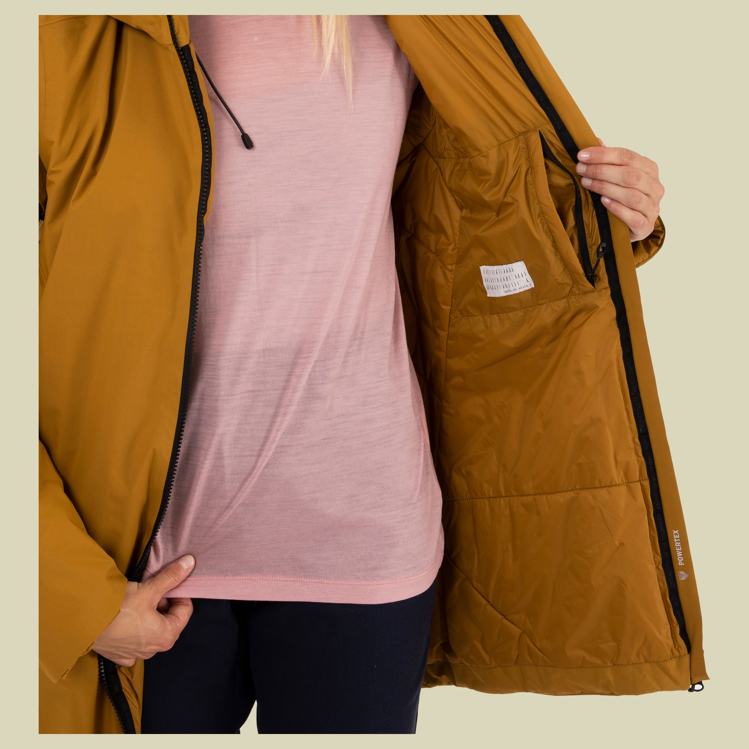 Fanes 2L PTX Parka Women Größe 38 Farbe golden brown