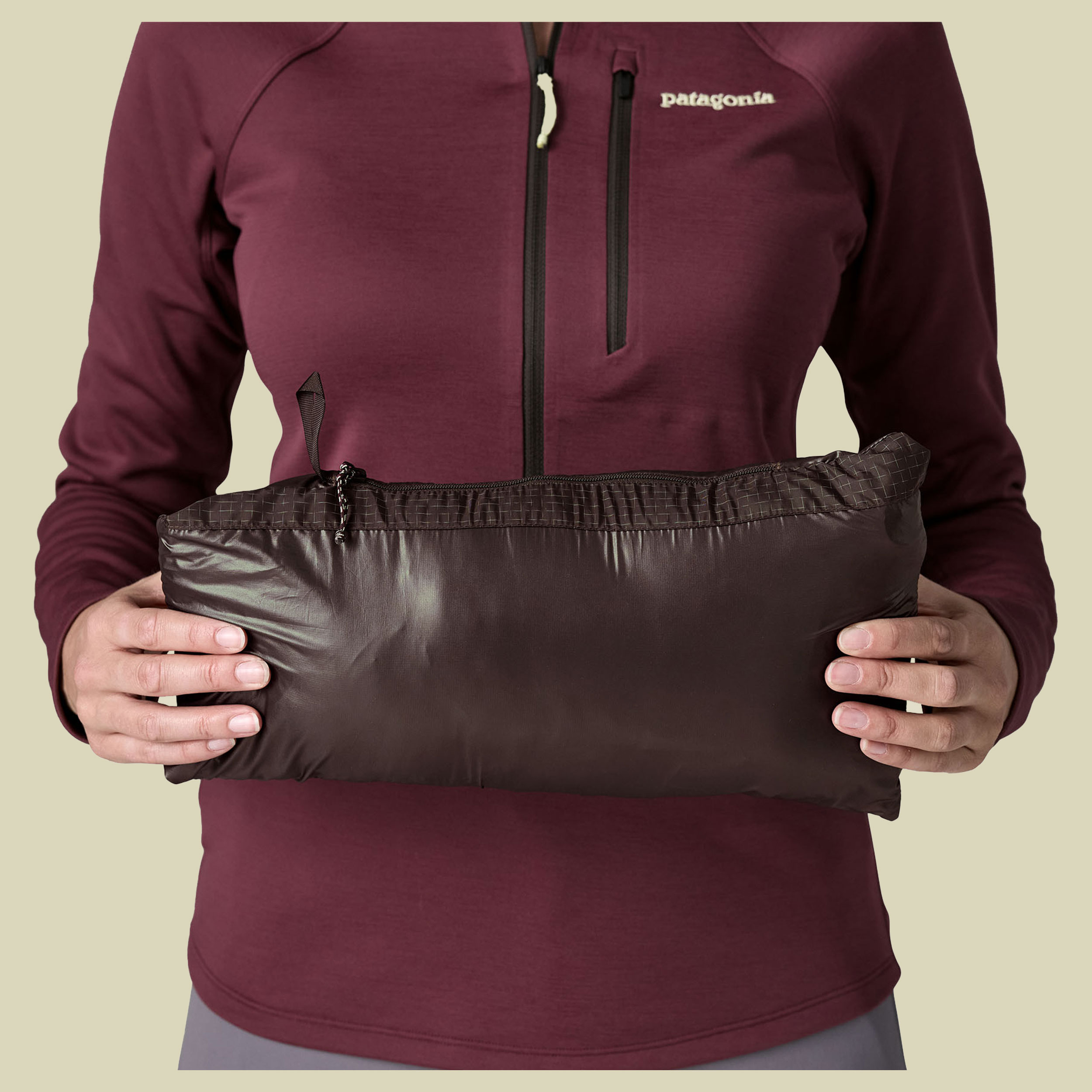 Durable Down Hoody Women XL braun - den brown