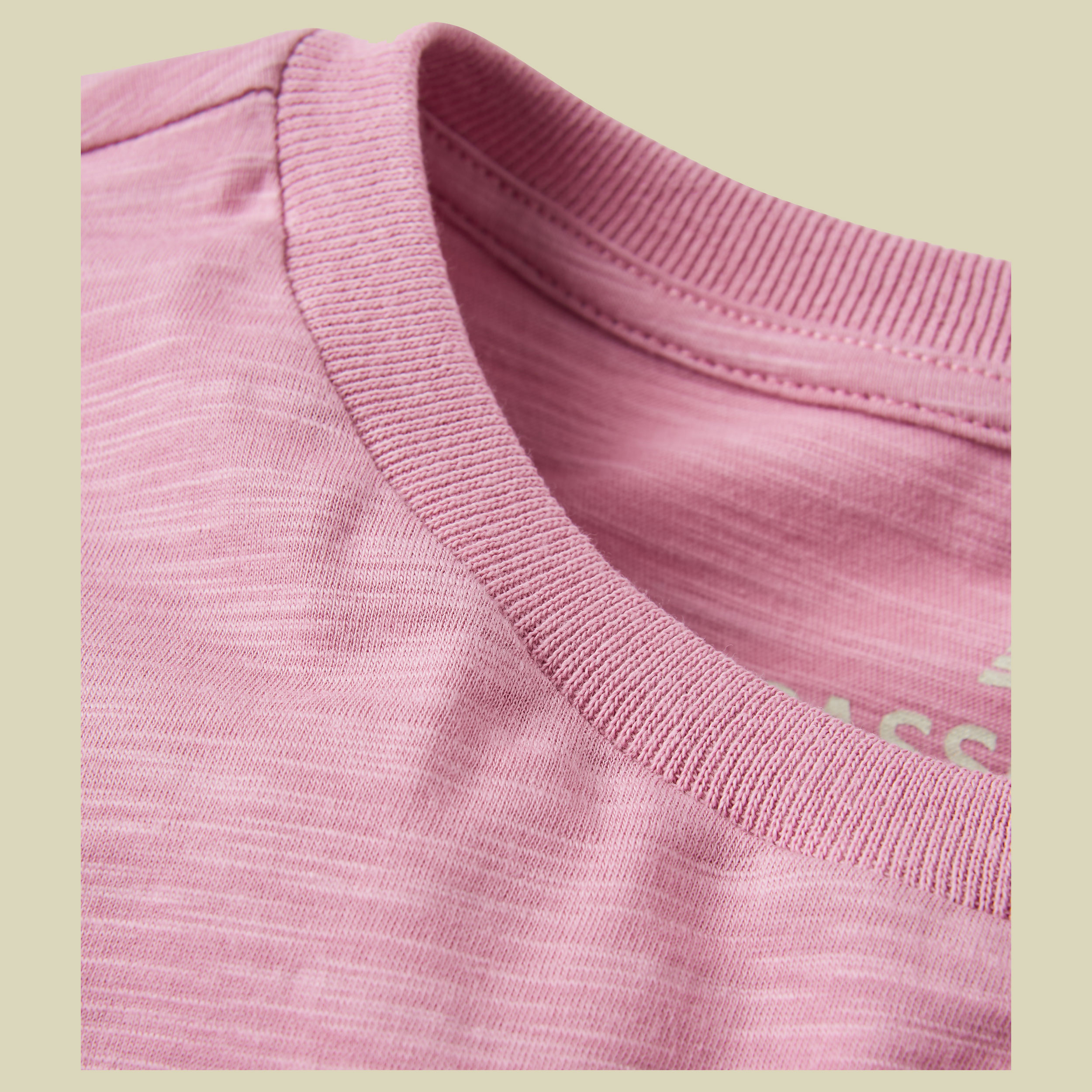 Laidback Recycled Cotton T-Shirt Women XS pink - pink haze