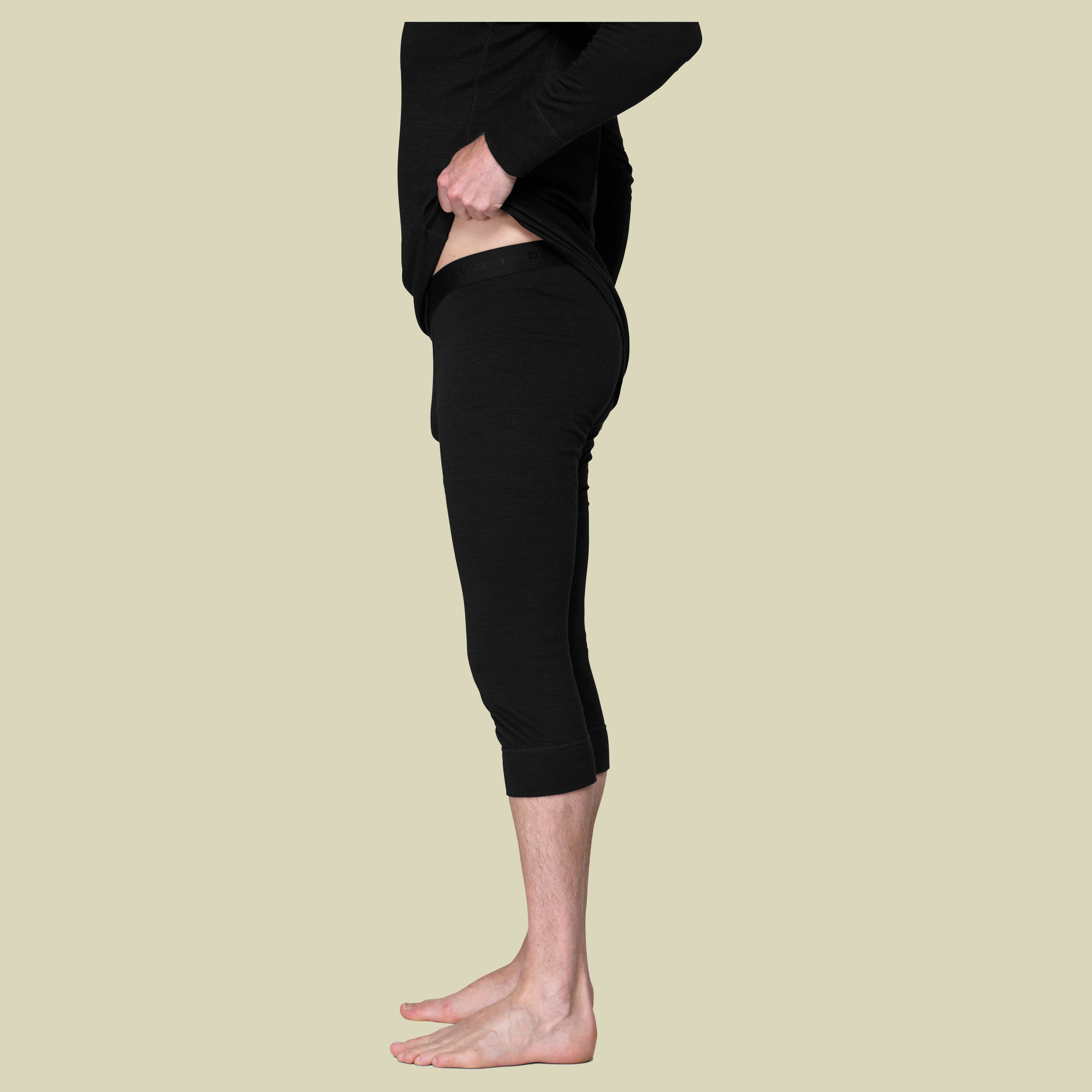Duo Active Merino 205 3/4 Longs Man XL schwarz - black