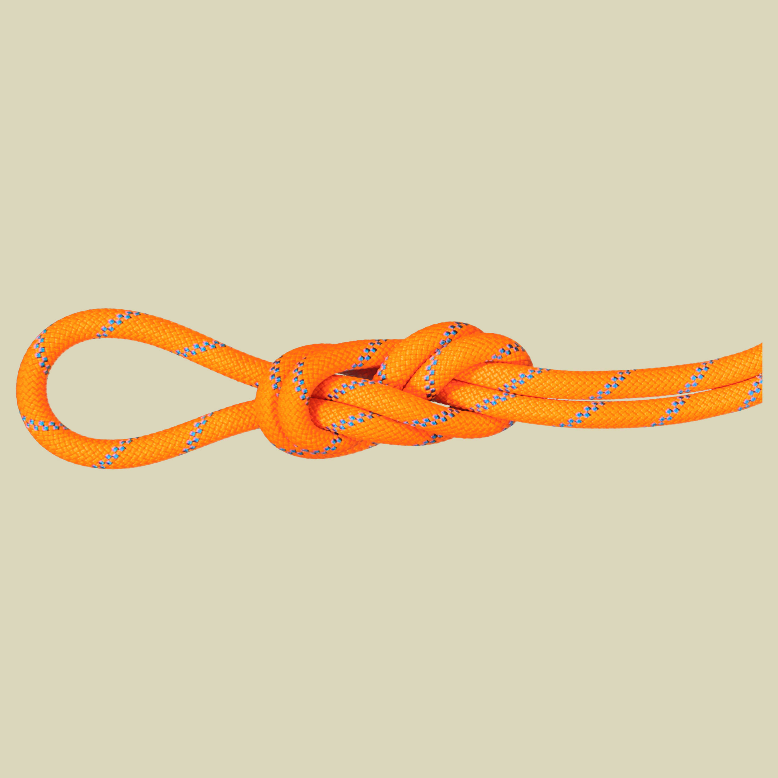 8.7 Alpine Sender Dry Rope 60 m orange - vibrant orange-ocean