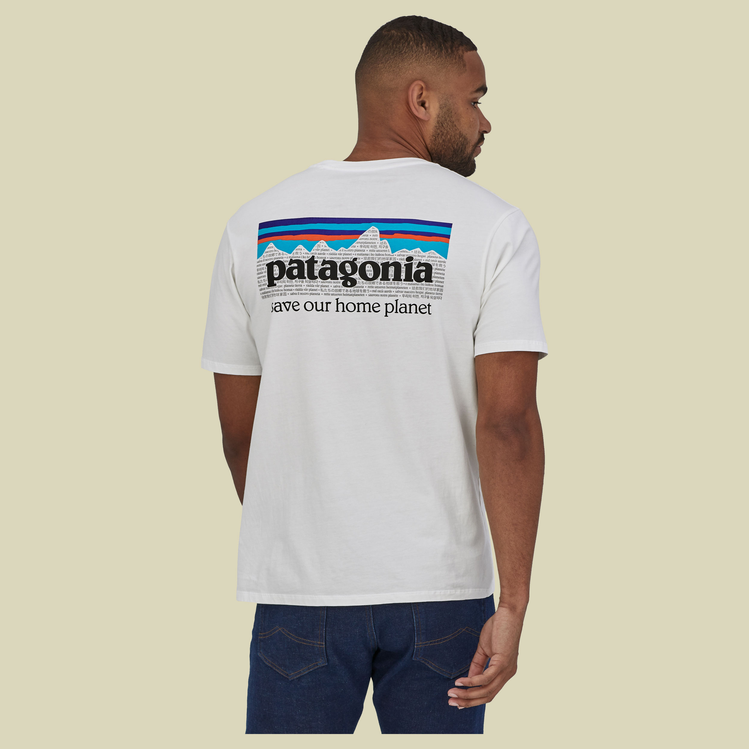 P-6 Mission Organic T-Shirt Men Größe S Farbe white